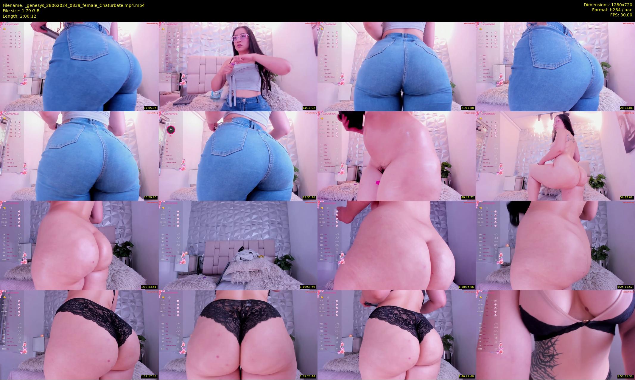 _genesys — 121 minute Chaturbate female cam show recording, 720p, Jun 28, 2024