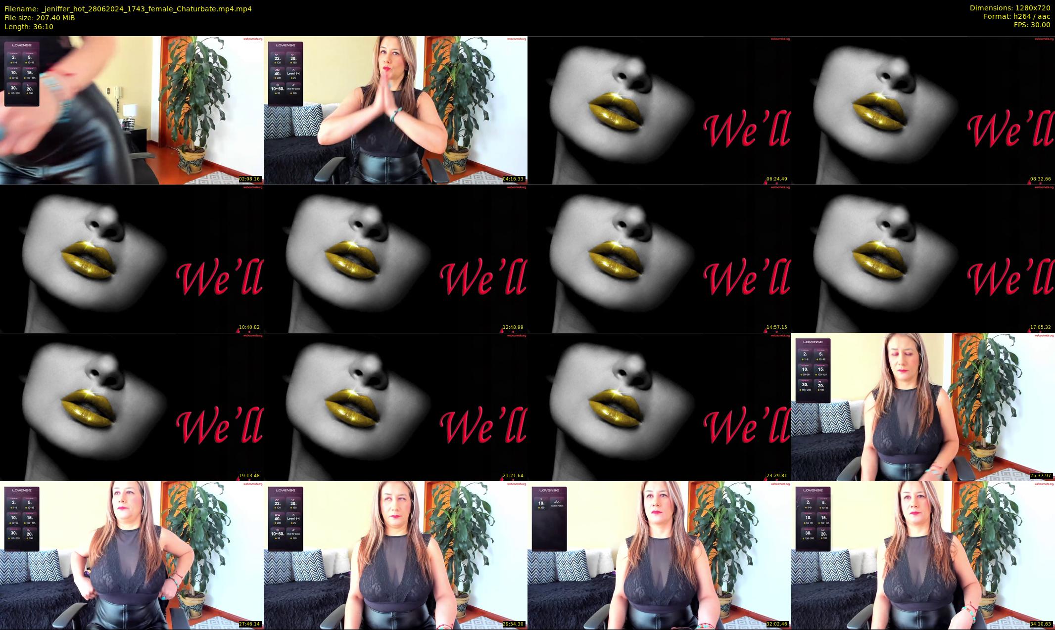 _jeniffer_hot — 37 minute Chaturbate female cam show recording, 720p, Jun 28, 2024