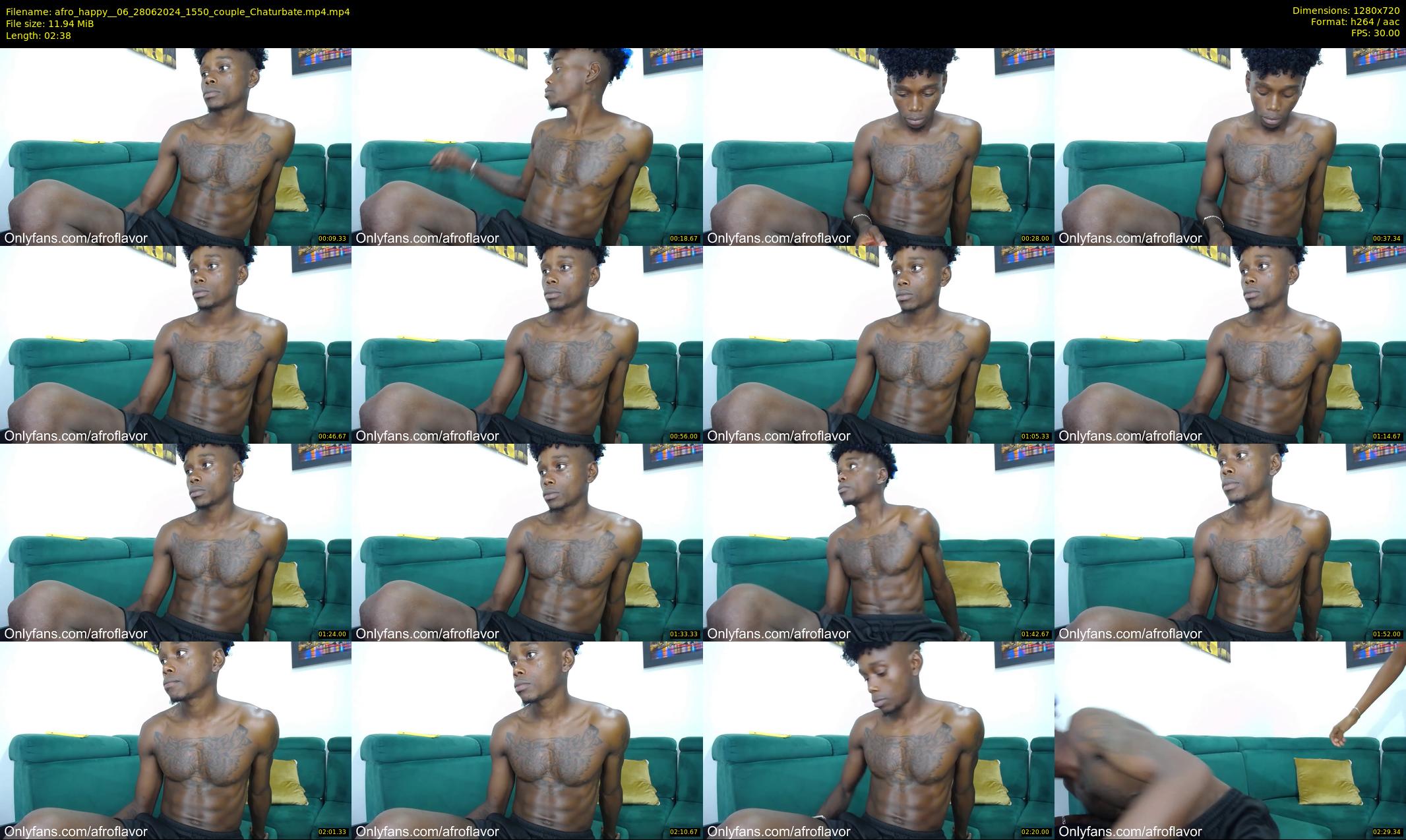 afro_happy__06 — 3 minute Chaturbate couple cam show recording, 720p, Jun 28, 2024