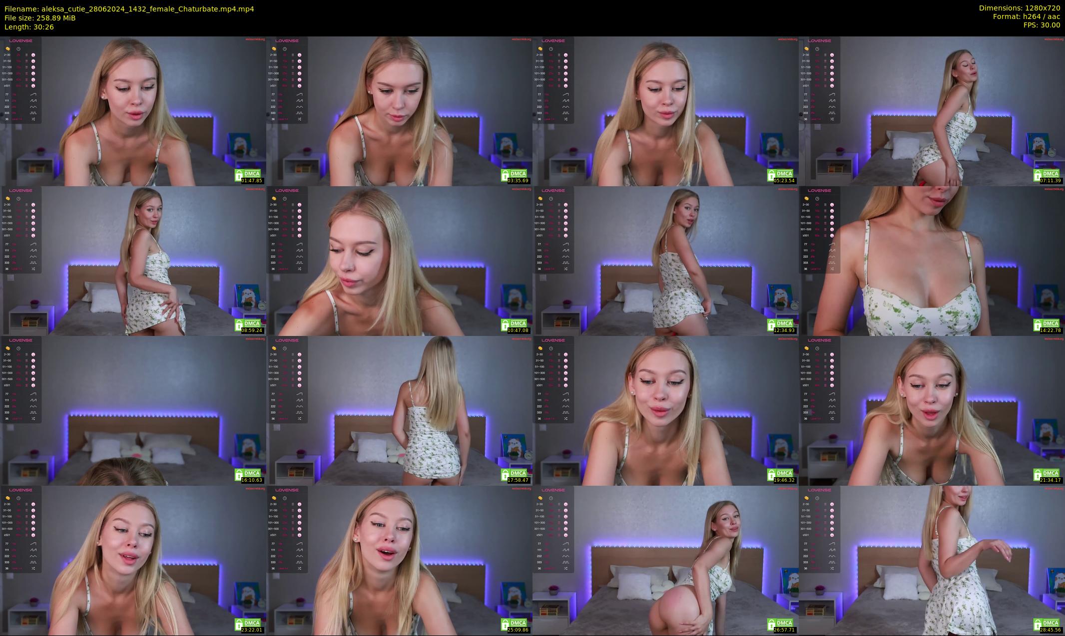 aleksa_cutie — 31 minute Chaturbate female cam show recording, 720p, Jun 28, 2024