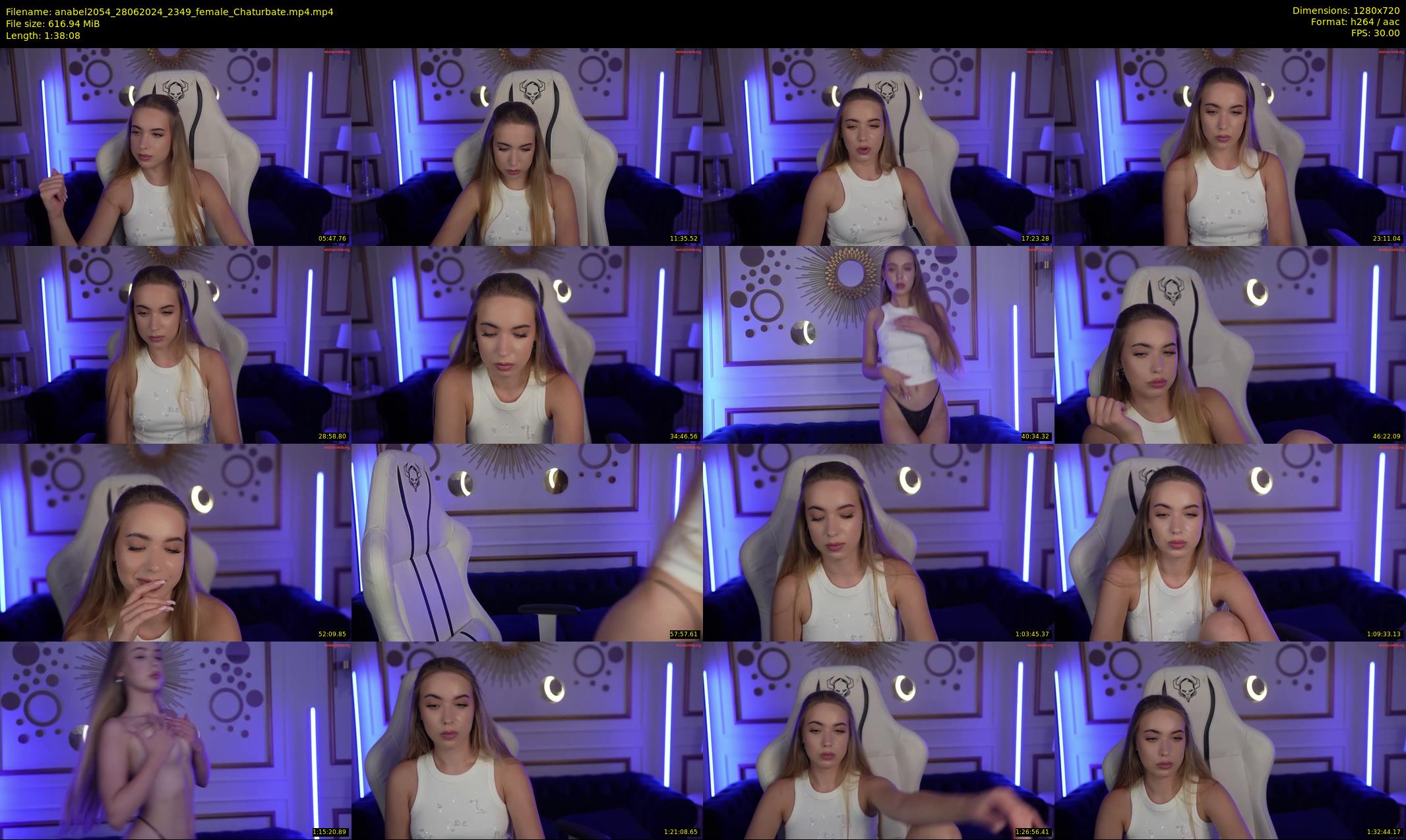 anabel2054 — 99 minute Chaturbate female cam show recording, 720p, Jun 28, 2024