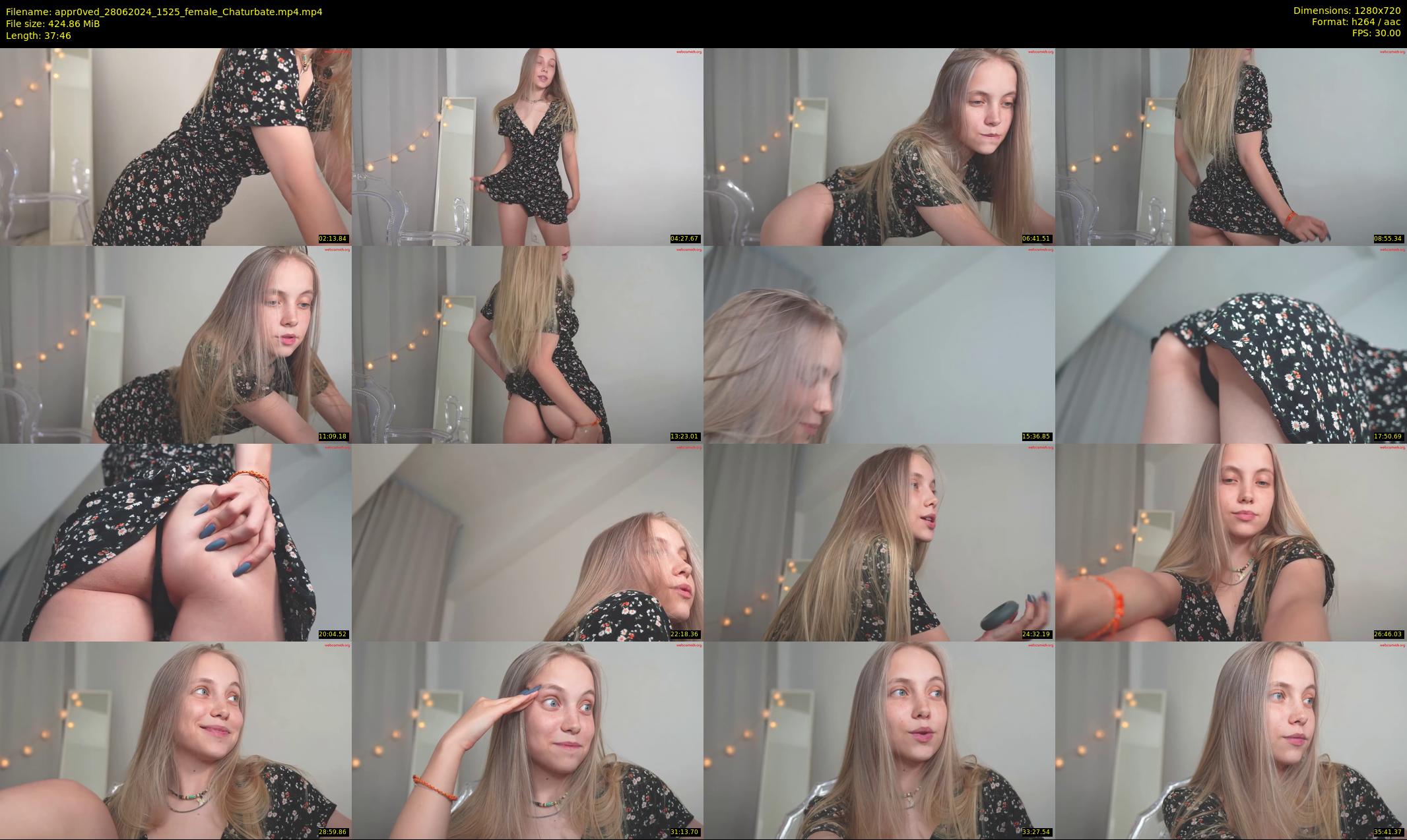 appr0ved — 38 minute Chaturbate female cam show recording, 720p, Jun 28, 2024