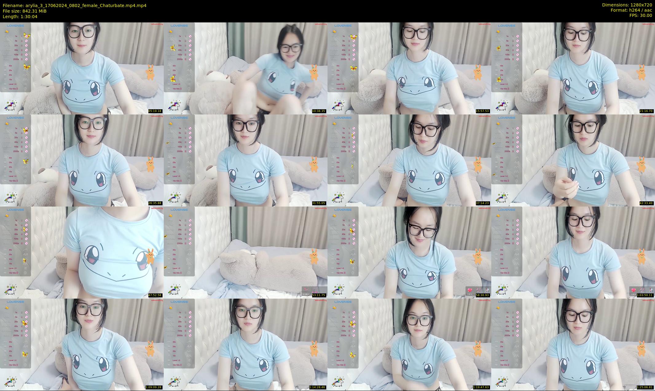 arylia_3 — 91 minute Chaturbate female cam show recording, 720p, Jun 17, 2024