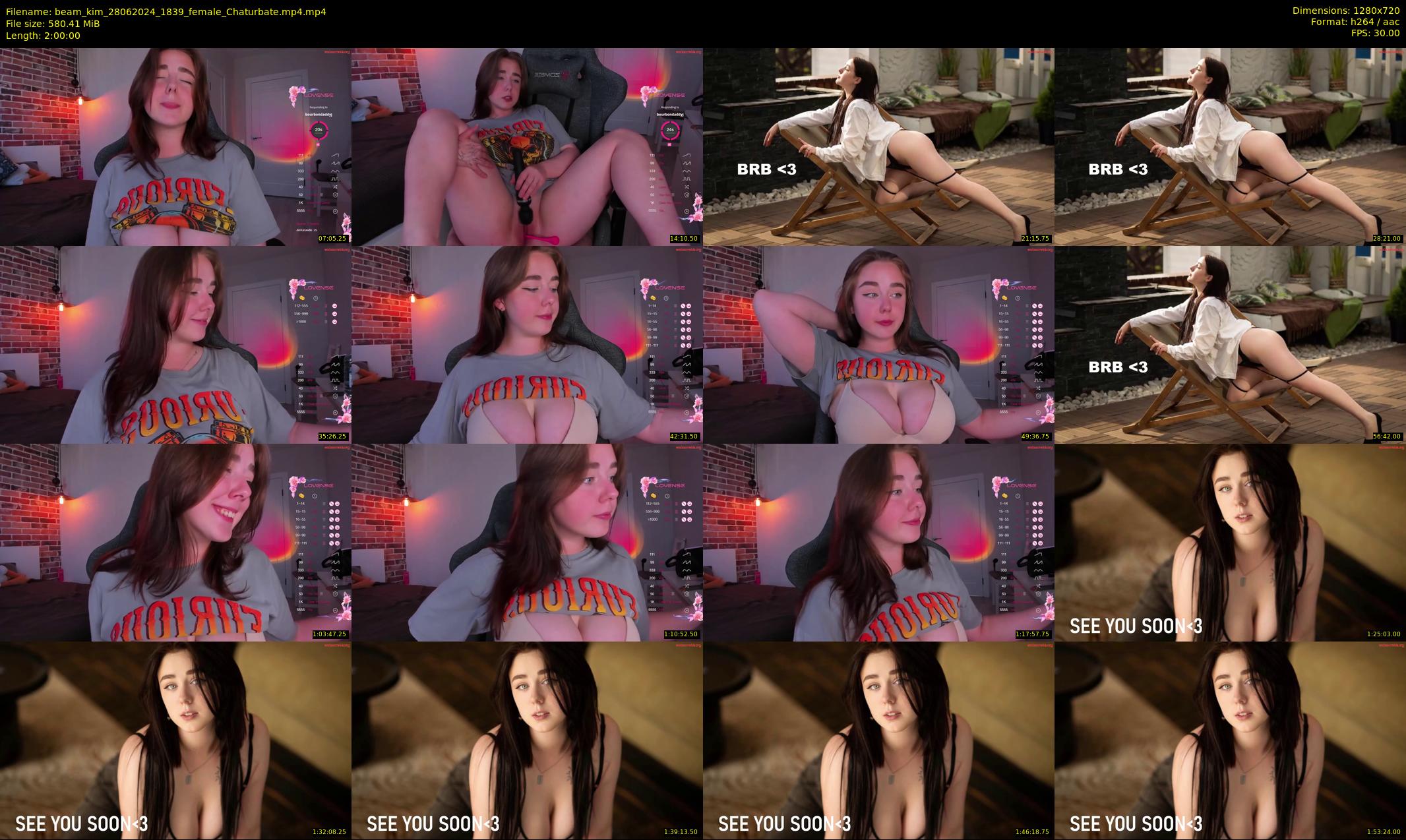 beam_kim — 120 minute Chaturbate female cam show recording, 720p, Jun 28, 2024