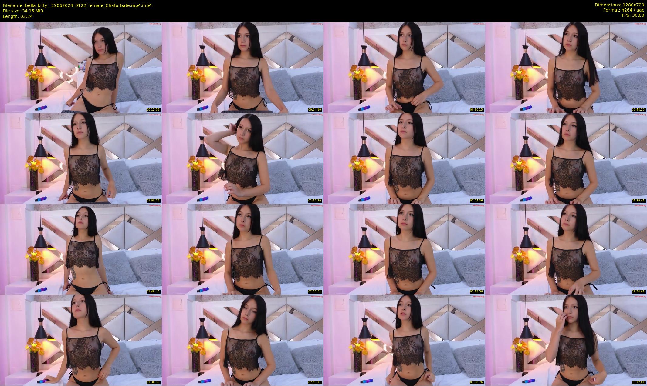 bella_kitty_ — 4 minute Chaturbate female cam show recording, 720p, Jun 29, 2024