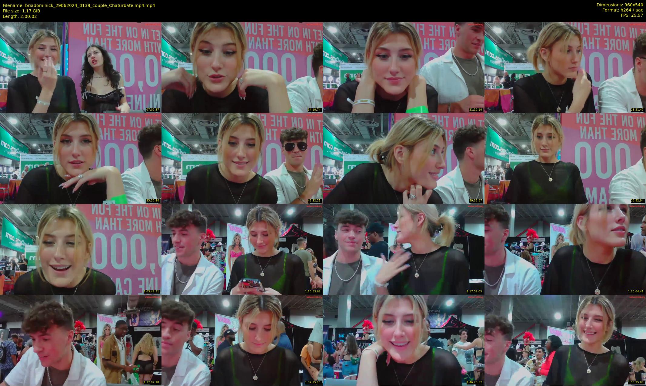 briadominick — 121 minute Chaturbate couple cam show recording, 480p, Jun 29, 2024