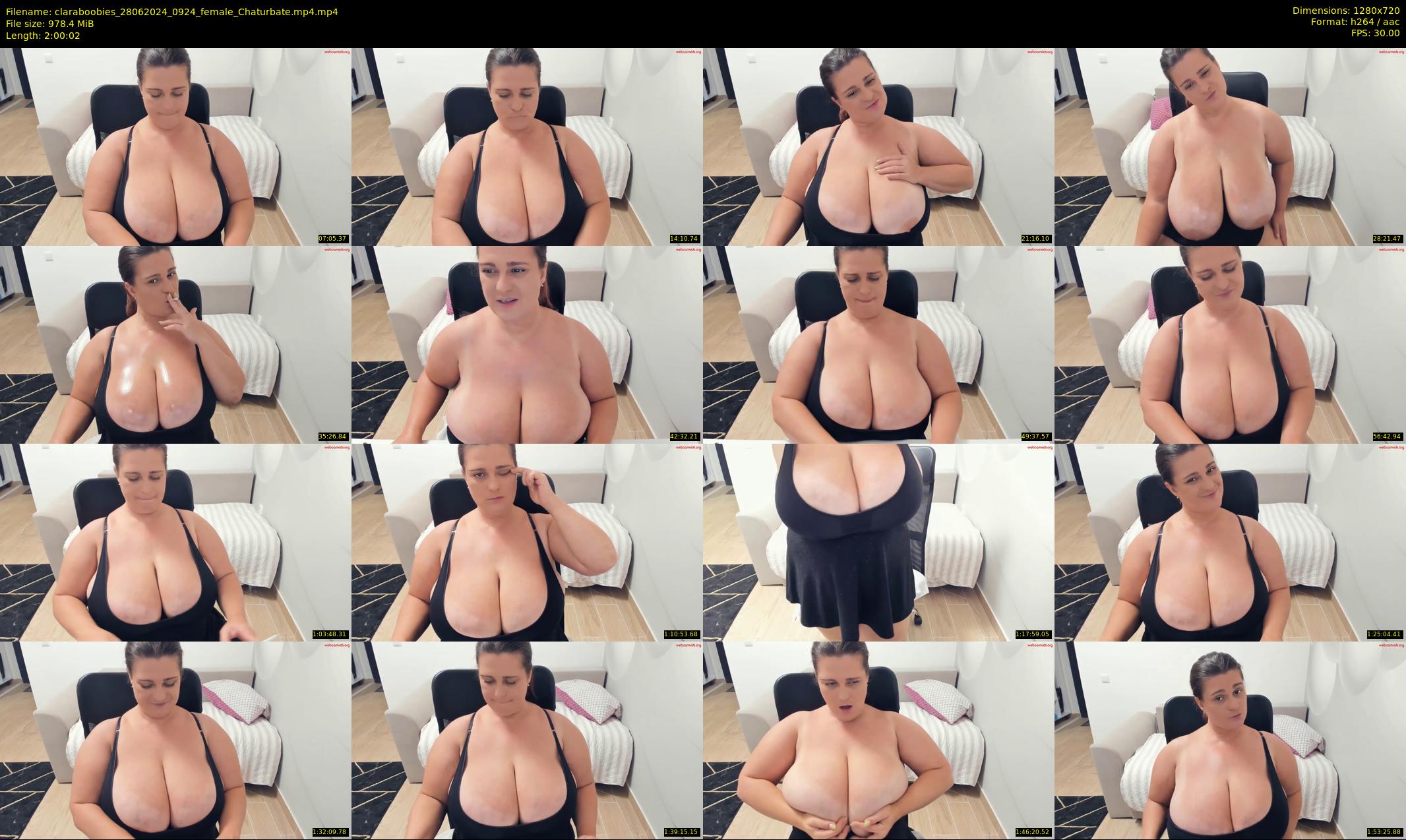 claraboobies — 121 minute Chaturbate female cam show recording, 720p, Jun 28, 2024