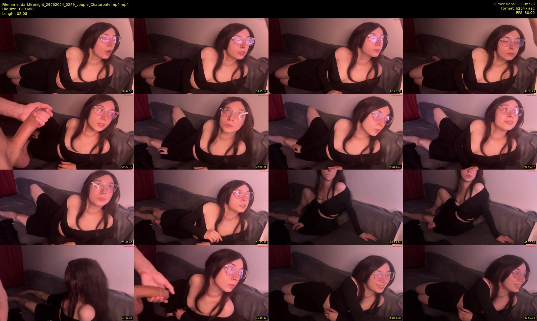 darkfirenight — 3 minute Chaturbate couple cam show recording, 720p, Jun 29, 2024