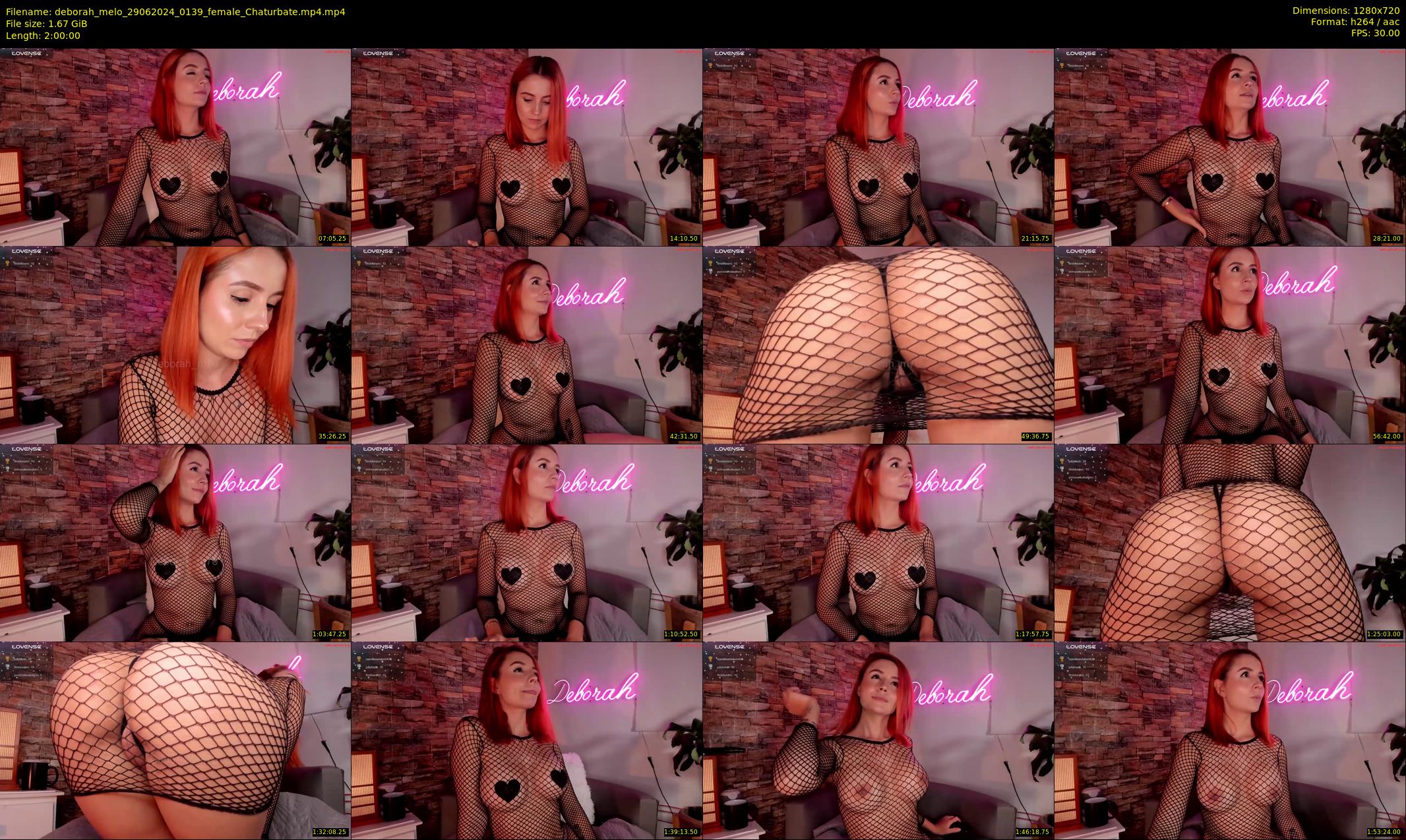 deborah_melo — 120 minute Chaturbate female cam show recording, 720p, Jun 29, 2024