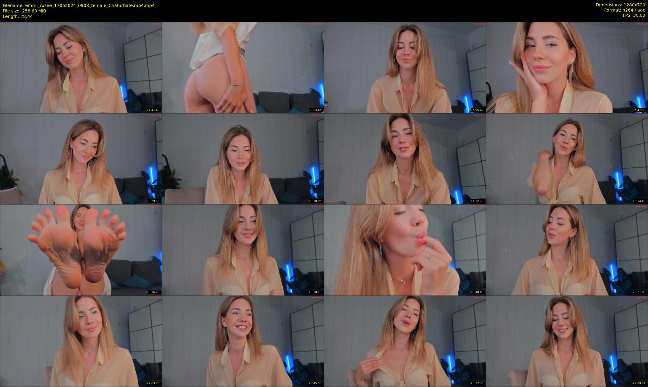 emmi_rosee — 29 minute Chaturbate female cam show recording, 720p, Jun 17, 2024