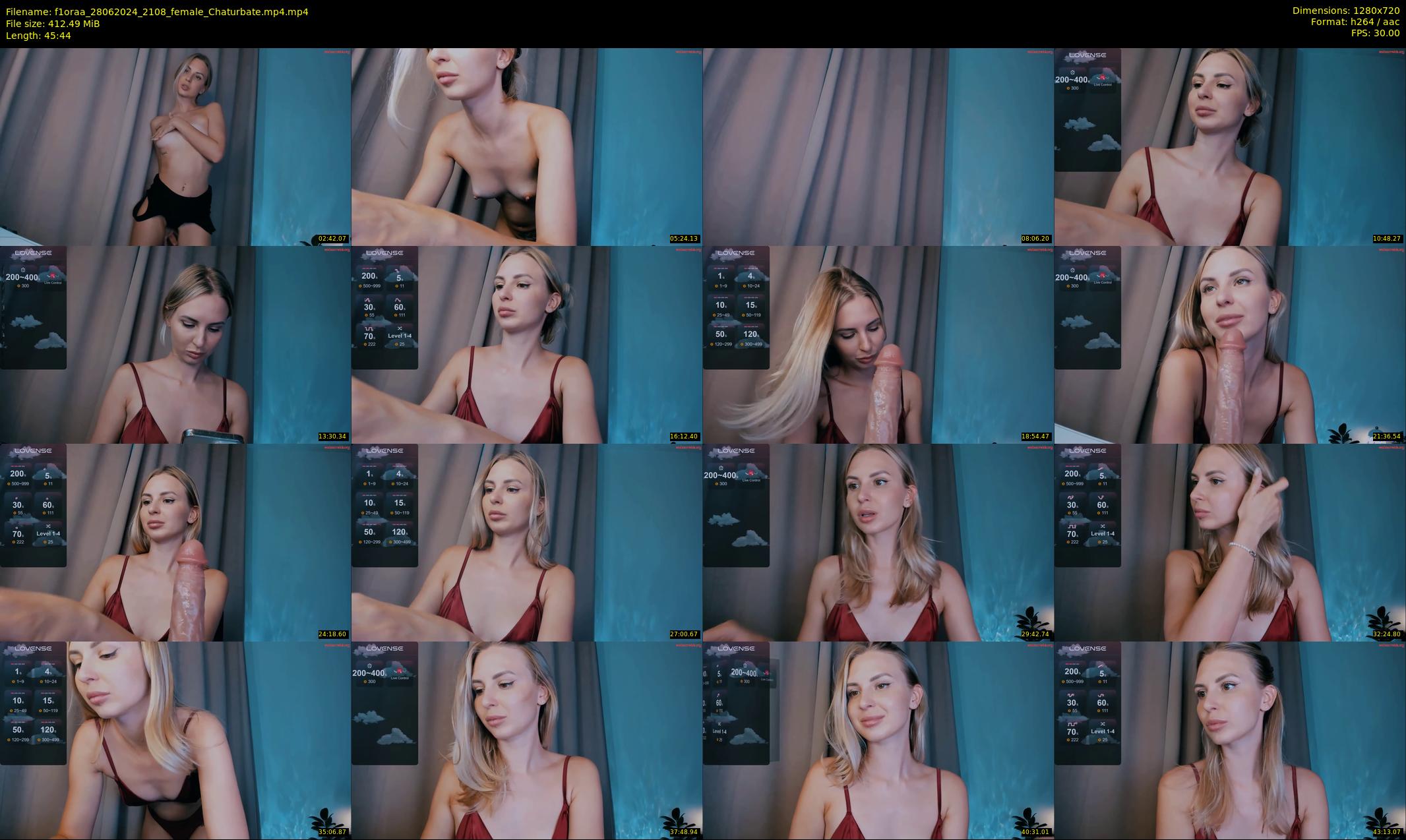 f1oraa — 46 minute Chaturbate female cam show recording, 720p, Jun 28, 2024