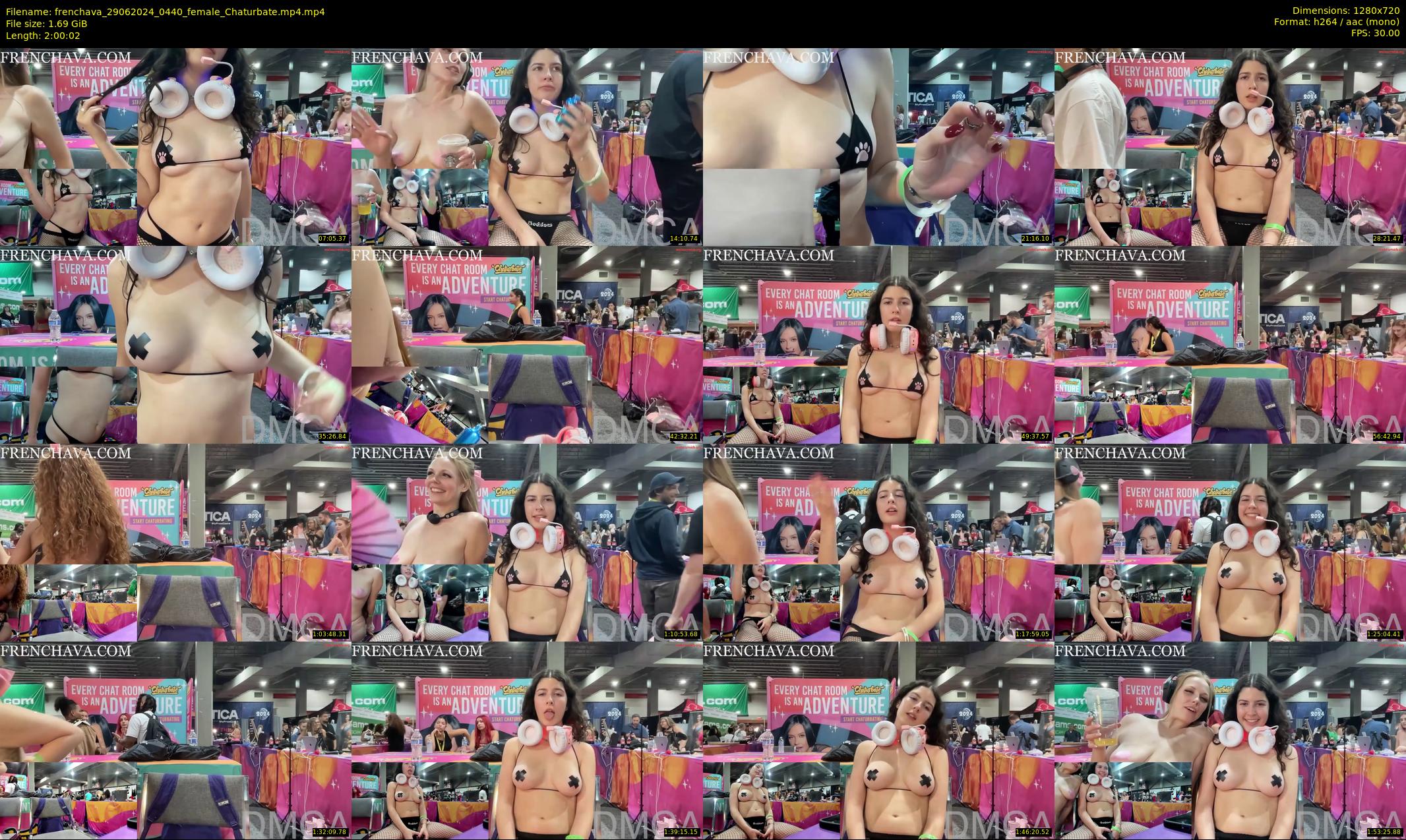 frenchava — 121 minute Chaturbate female cam show recording, 720p, Jun 29, 2024