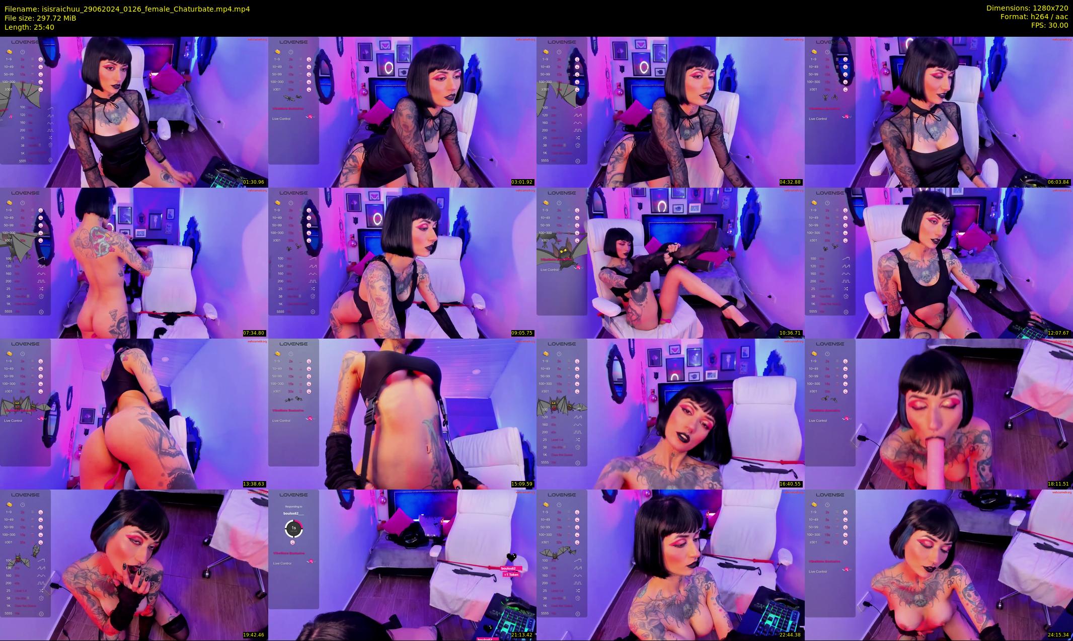 isisraichuu — 26 minute Chaturbate female cam show recording, 720p, Jun 29, 2024