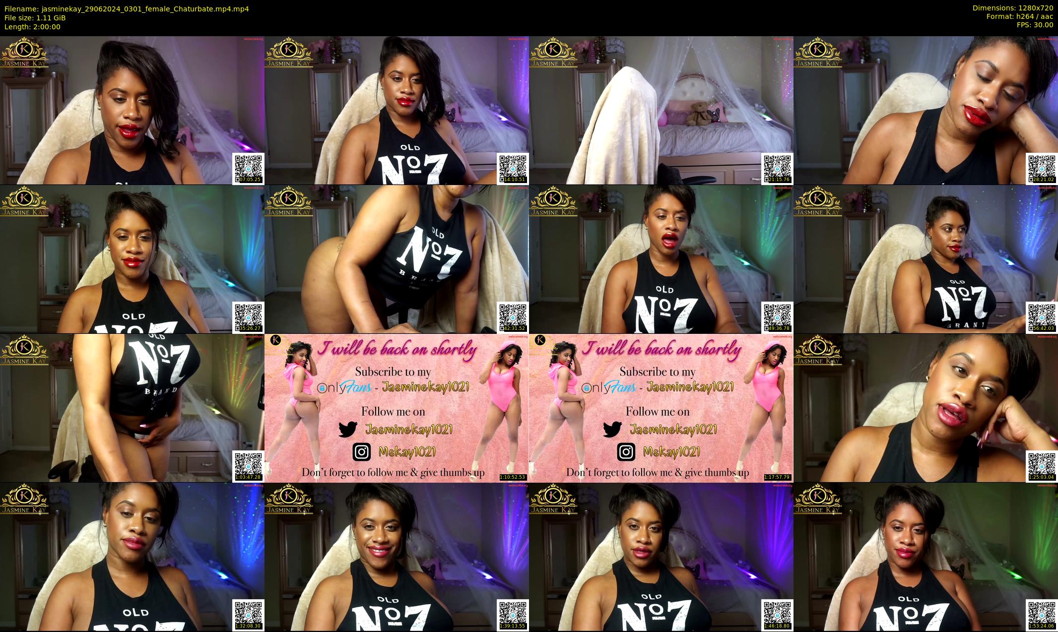 jasminekay — 120 minute Chaturbate female cam show recording, 720p, Jun 29, 2024