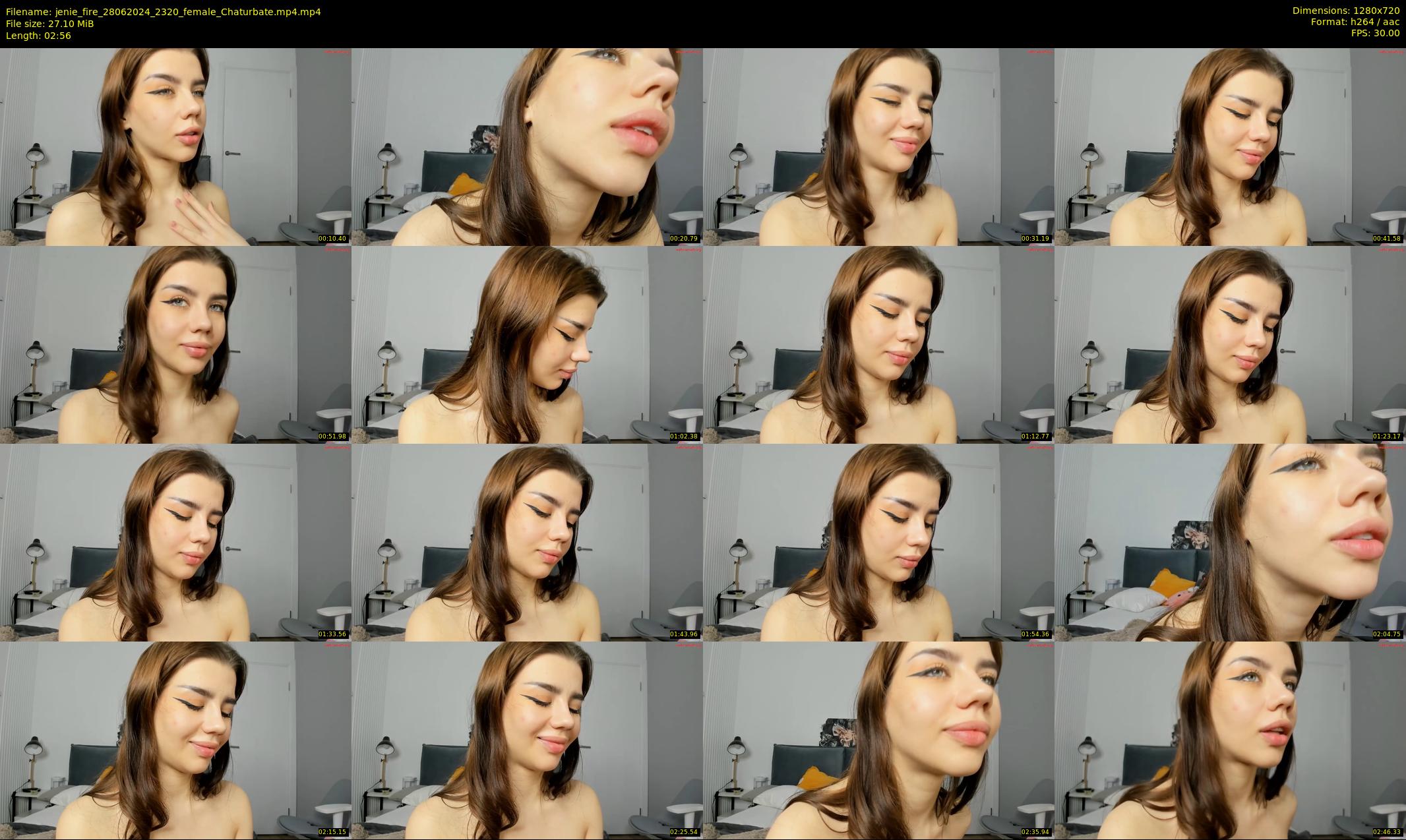 jenie_fire — 3 minute Chaturbate female cam show recording, 720p, Jun 28, 2024