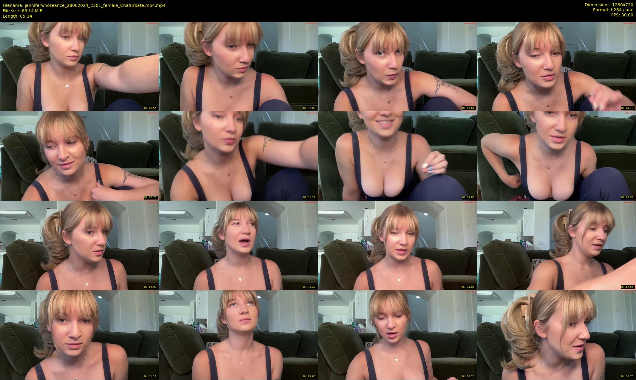 jenniferwhoreance — 6 minute Chaturbate female cam show recording, 720p, Jun 28, 2024