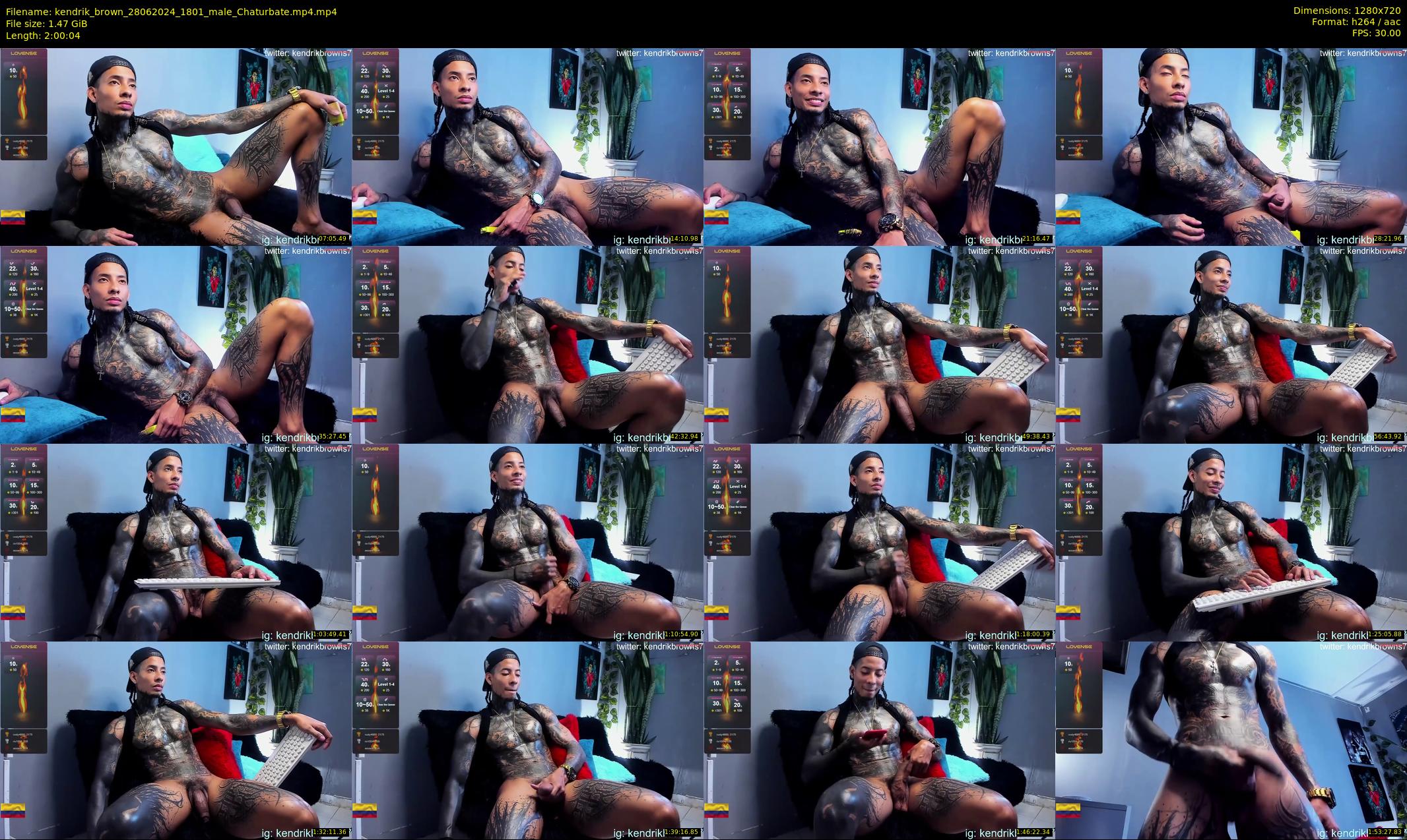 kendrik_brown — 121 minute Chaturbate male cam show recording, 720p, Jun 28, 2024