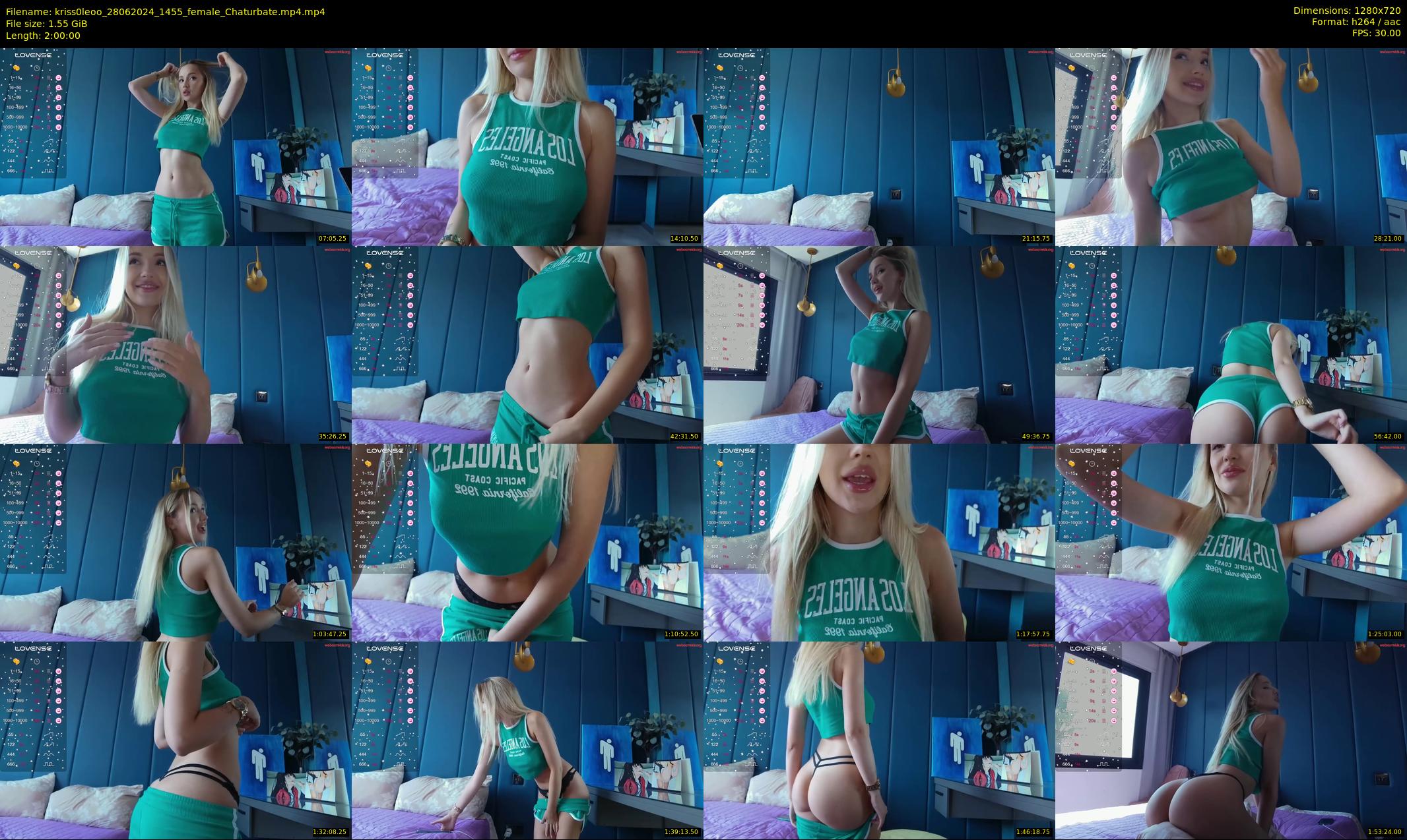kriss0leoo — 120 minute Chaturbate couple cam show recording, 720p, Jun 28, 2024
