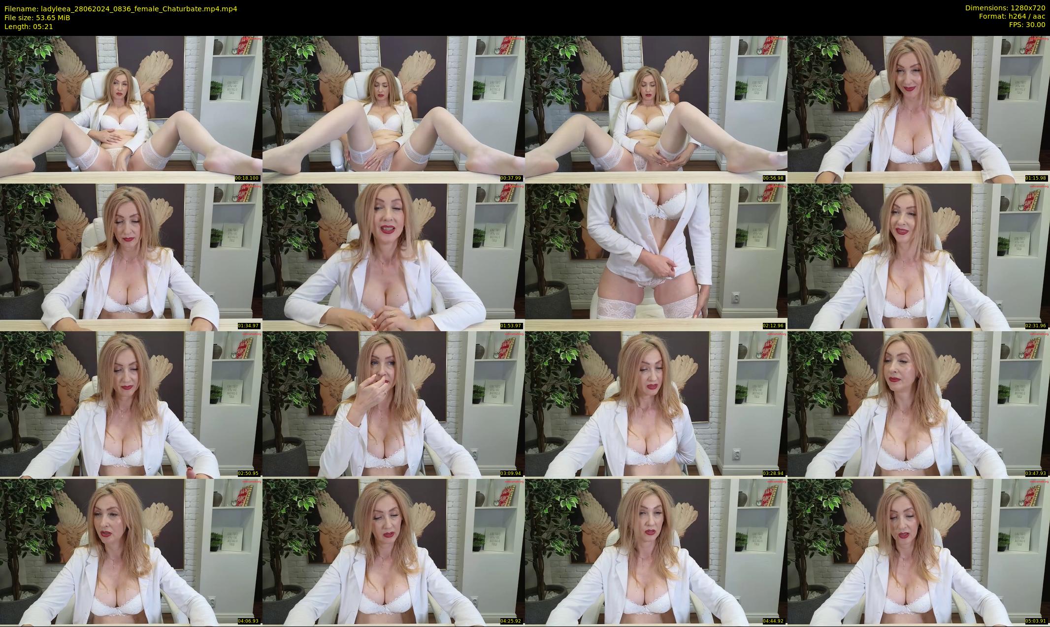 ladyleea — 6 minute Chaturbate female cam show recording, 720p, Jun 28, 2024