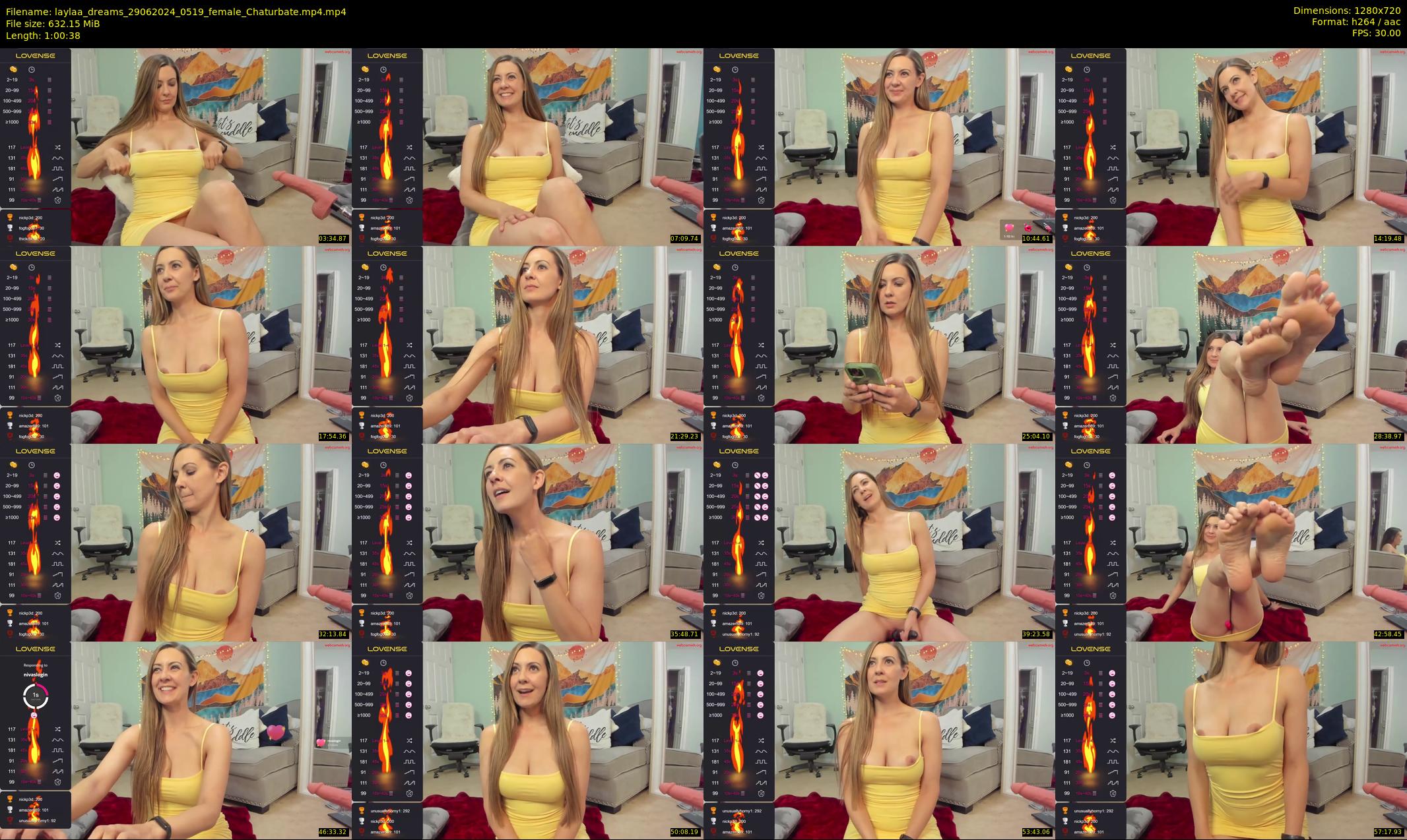 laylaa_dreams — 61 minute Chaturbate female cam show recording, 720p, Jun 29, 2024