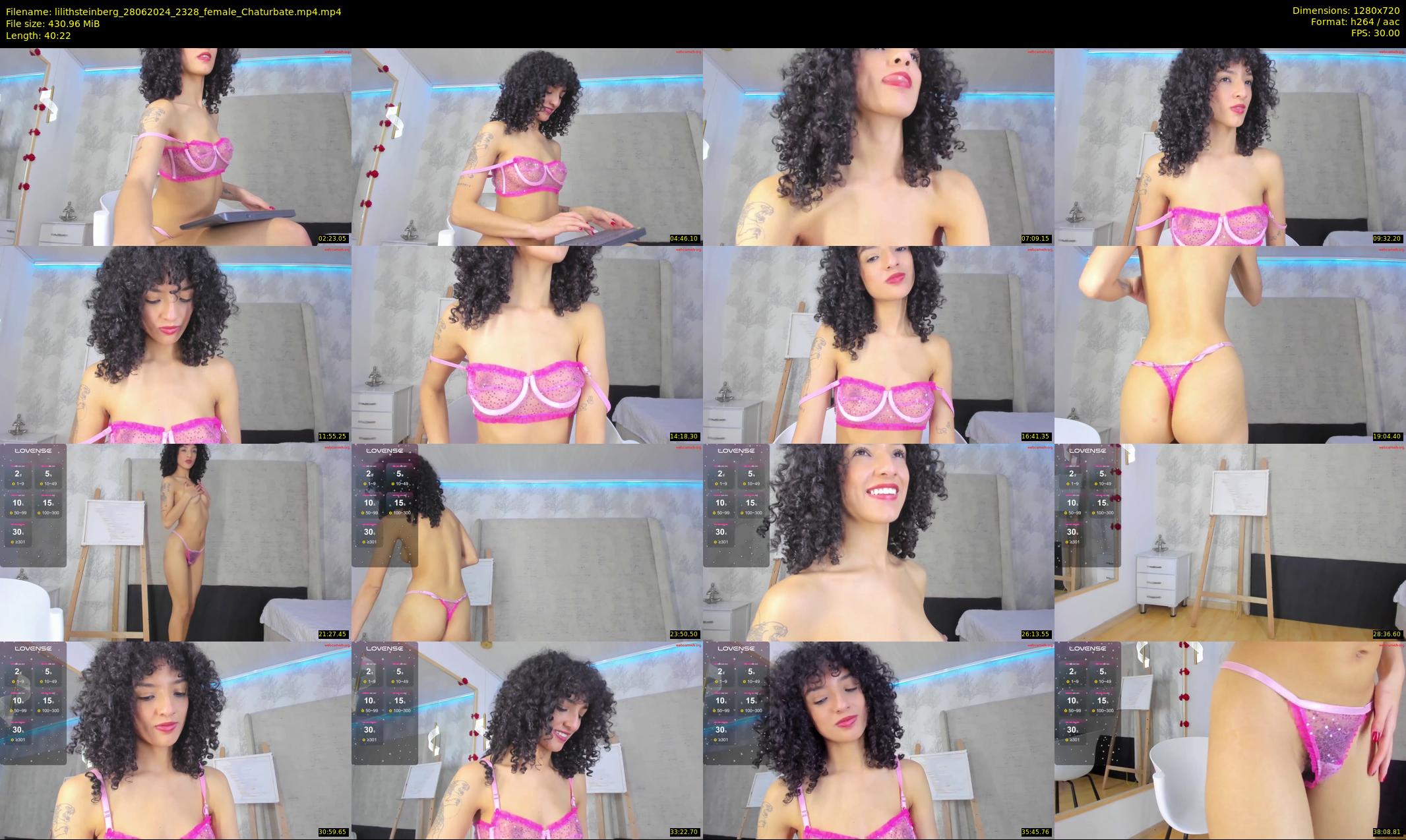 lilithsteinberg — 41 minute Chaturbate female cam show recording, 720p, Jun 28, 2024