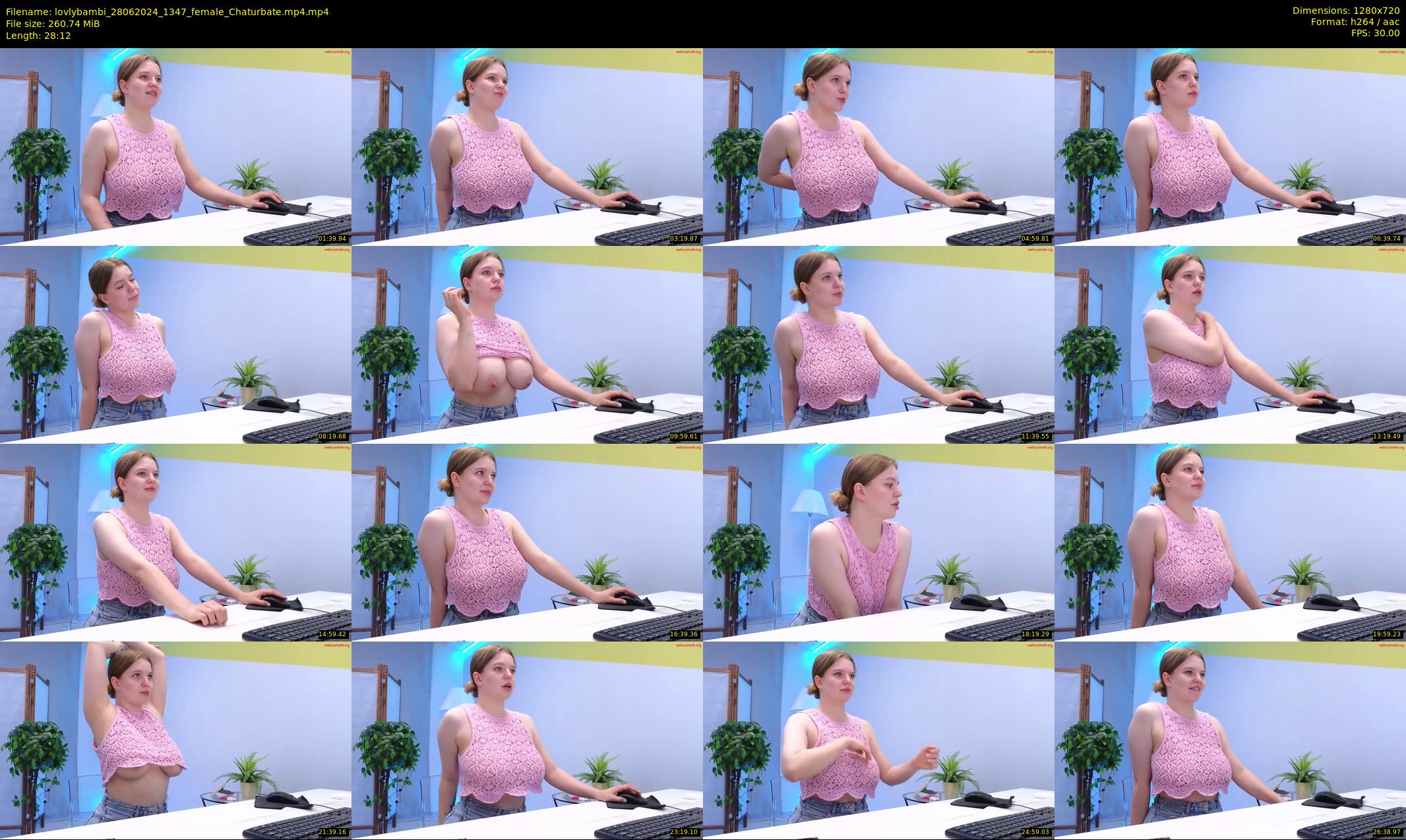 lovlybambi — 29 minute Chaturbate female cam show recording, 720p, Jun 28, 2024