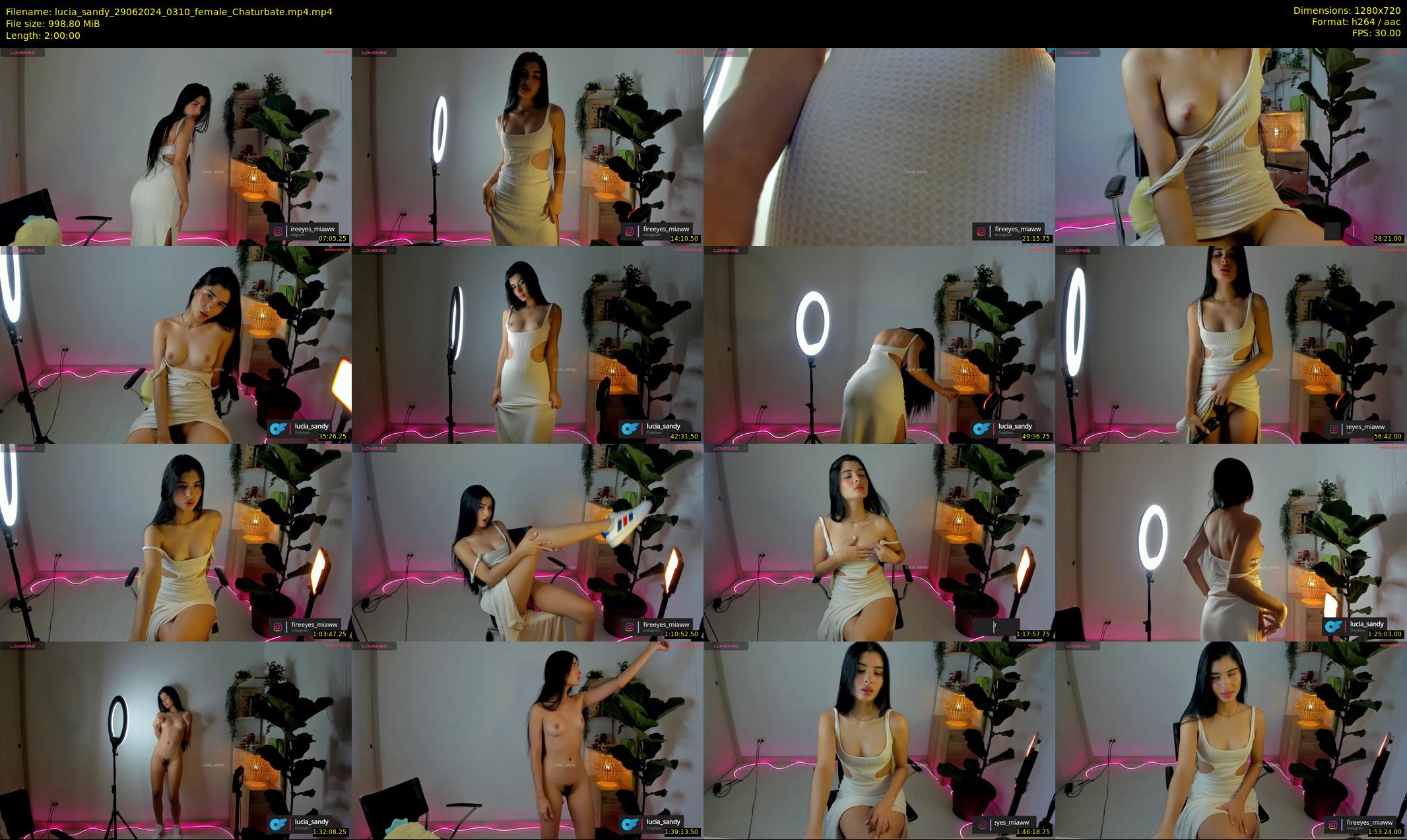 lucia_sandy — 120 minute Chaturbate female cam show recording, 720p, Jun 29, 2024