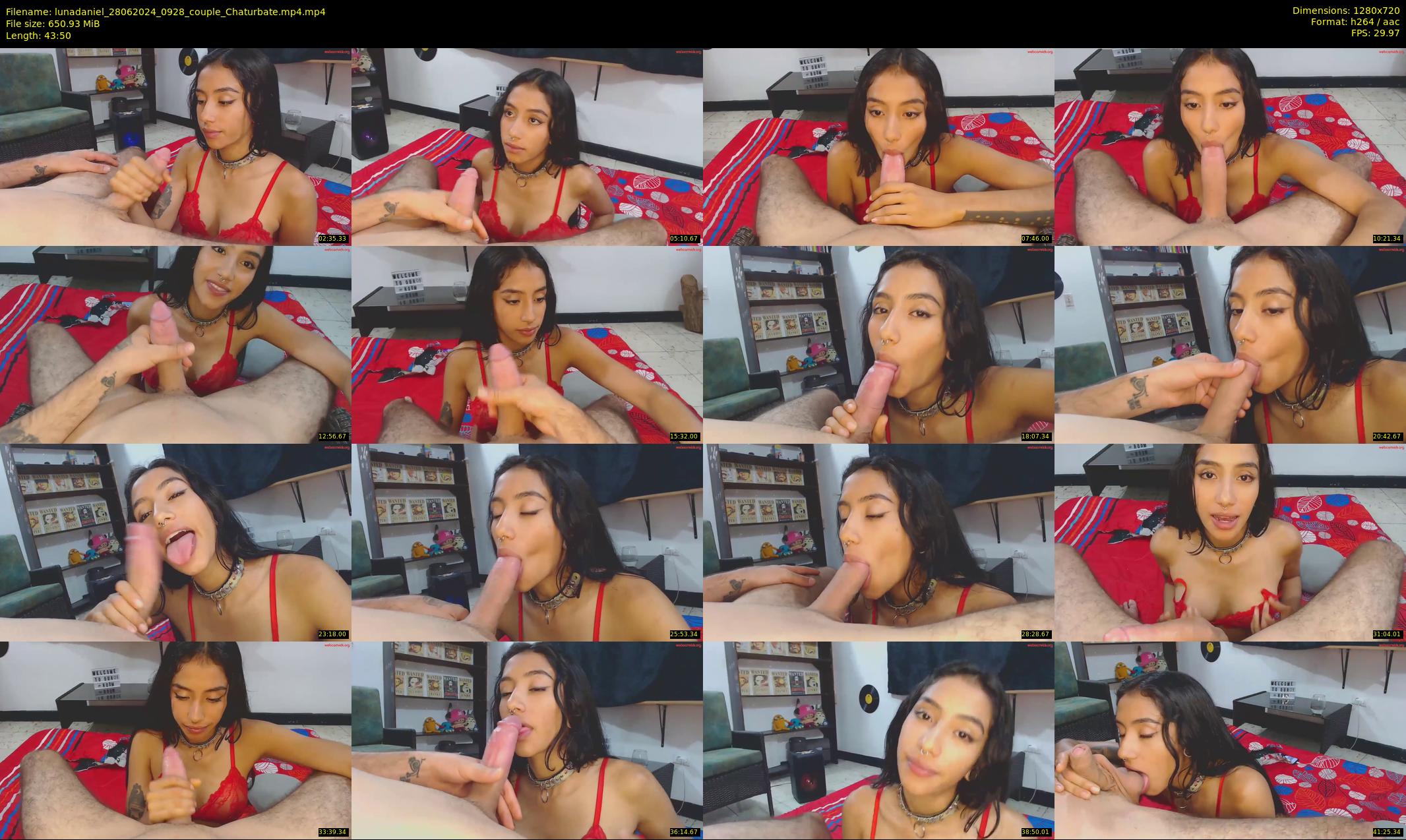 lunadaniel — 44 minute Chaturbate couple cam show recording, 720p, Jun 28, 2024