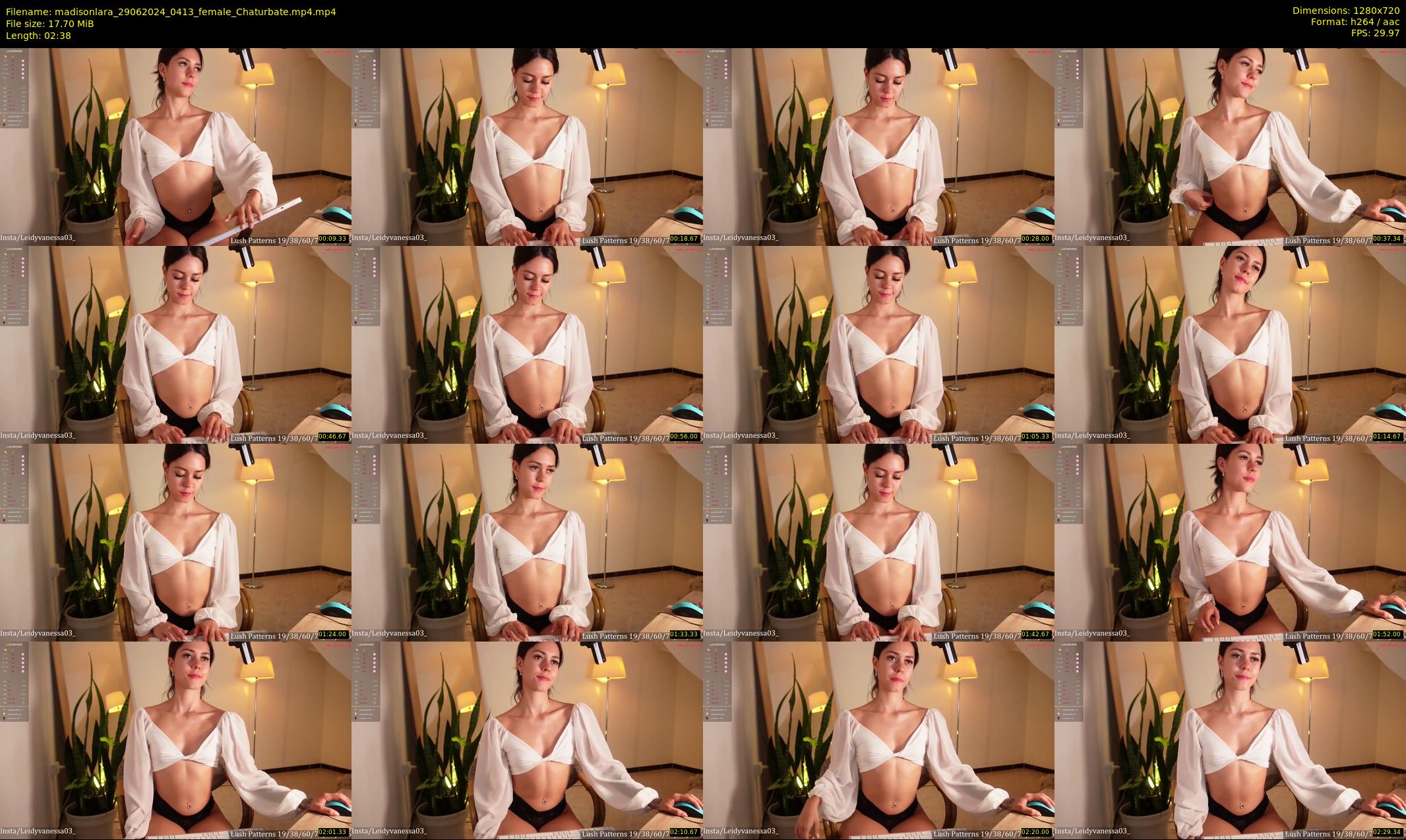 madisonlara — 3 minute Chaturbate female cam show recording, 720p, Jun 29, 2024