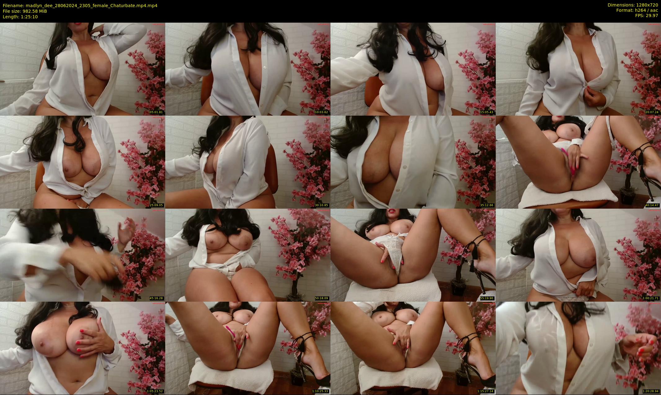madlyn_dee — 86 minute Chaturbate female cam show recording, 720p, Jun 28, 2024