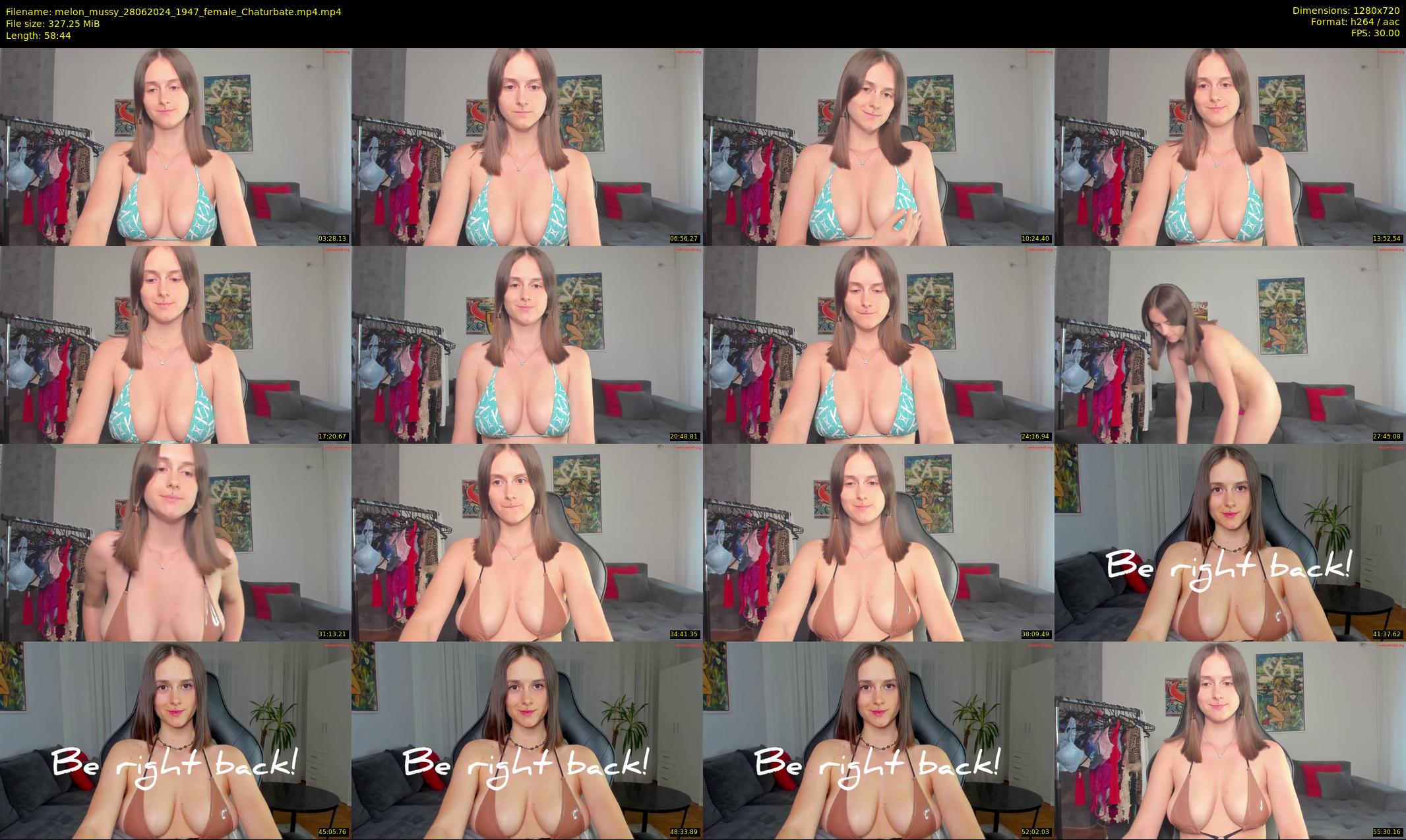 melon_mussy — 59 minute Chaturbate female cam show recording, 720p, Jun 28, 2024