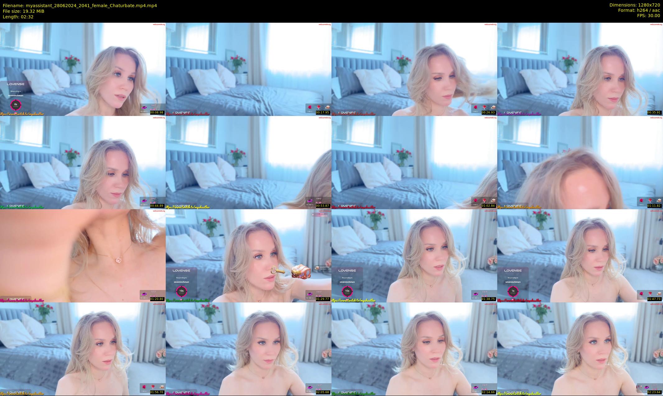 myassistant — 3 minute Chaturbate female cam show recording, 720p, Jun 28, 2024