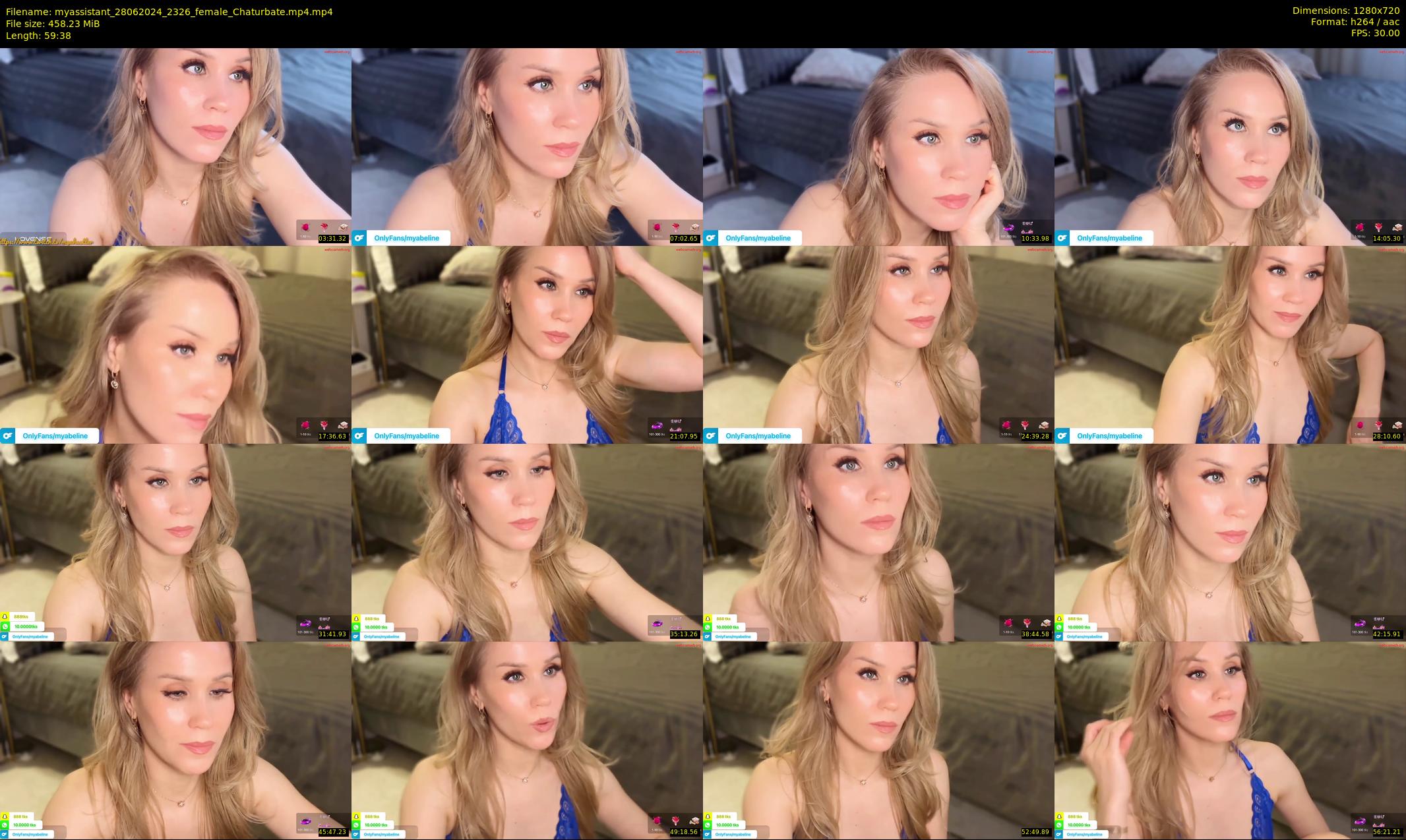 myassistant — 60 minute Chaturbate female cam show recording, 720p, Jun 28, 2024