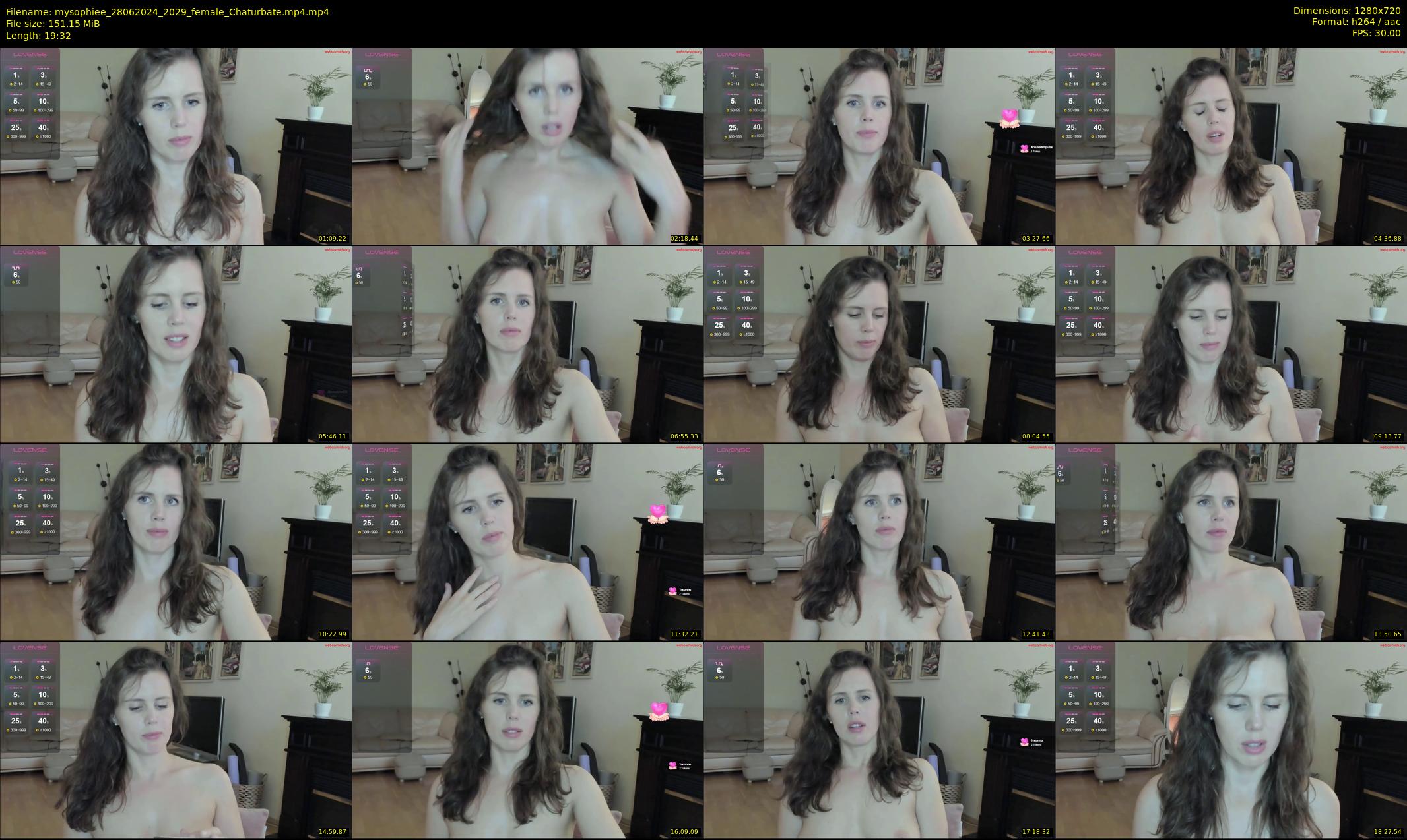 mysophiee — 20 minute Chaturbate female cam show recording, 720p, Jun 28, 2024