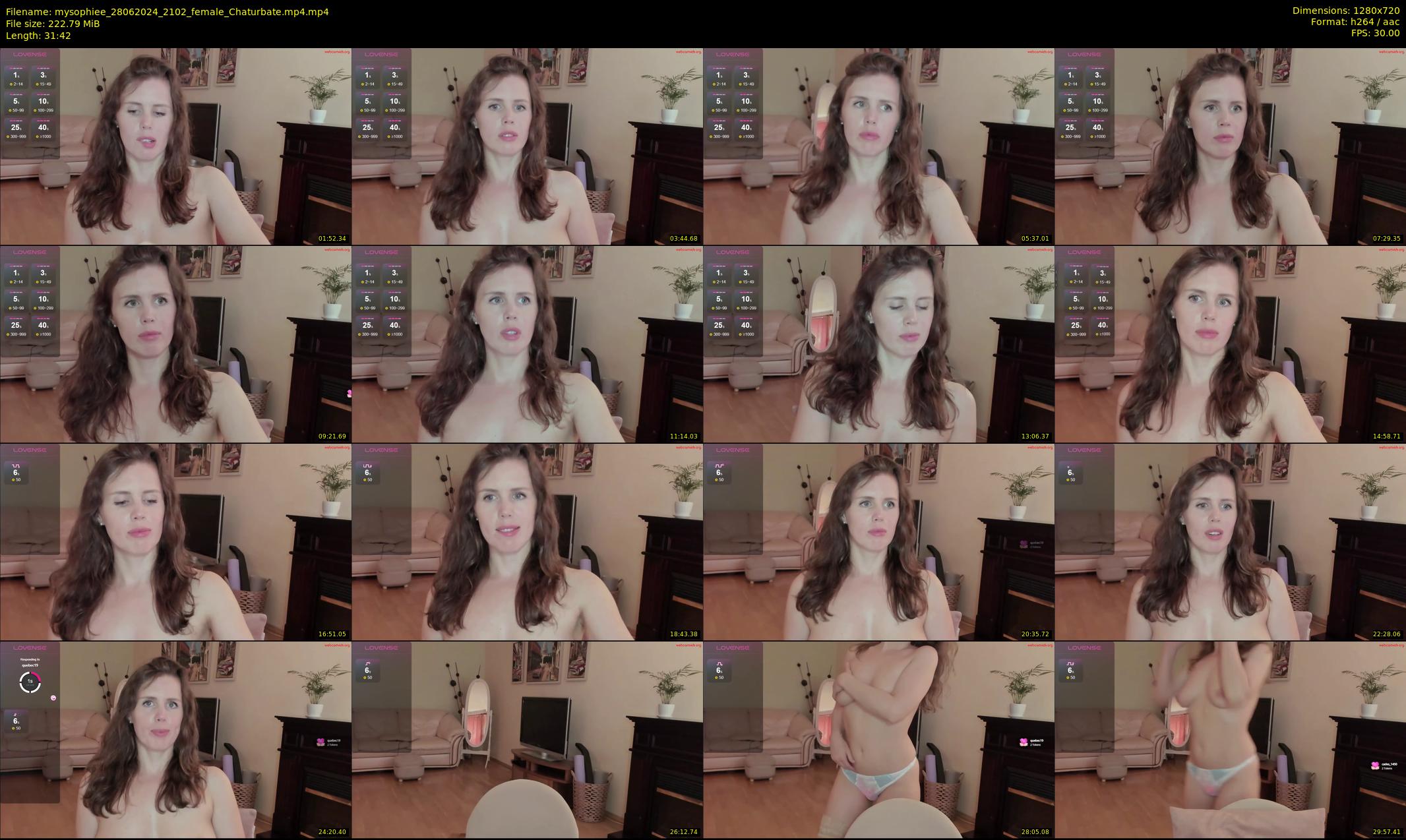 mysophiee — 32 minute Chaturbate female cam show recording, 720p, Jun 28, 2024