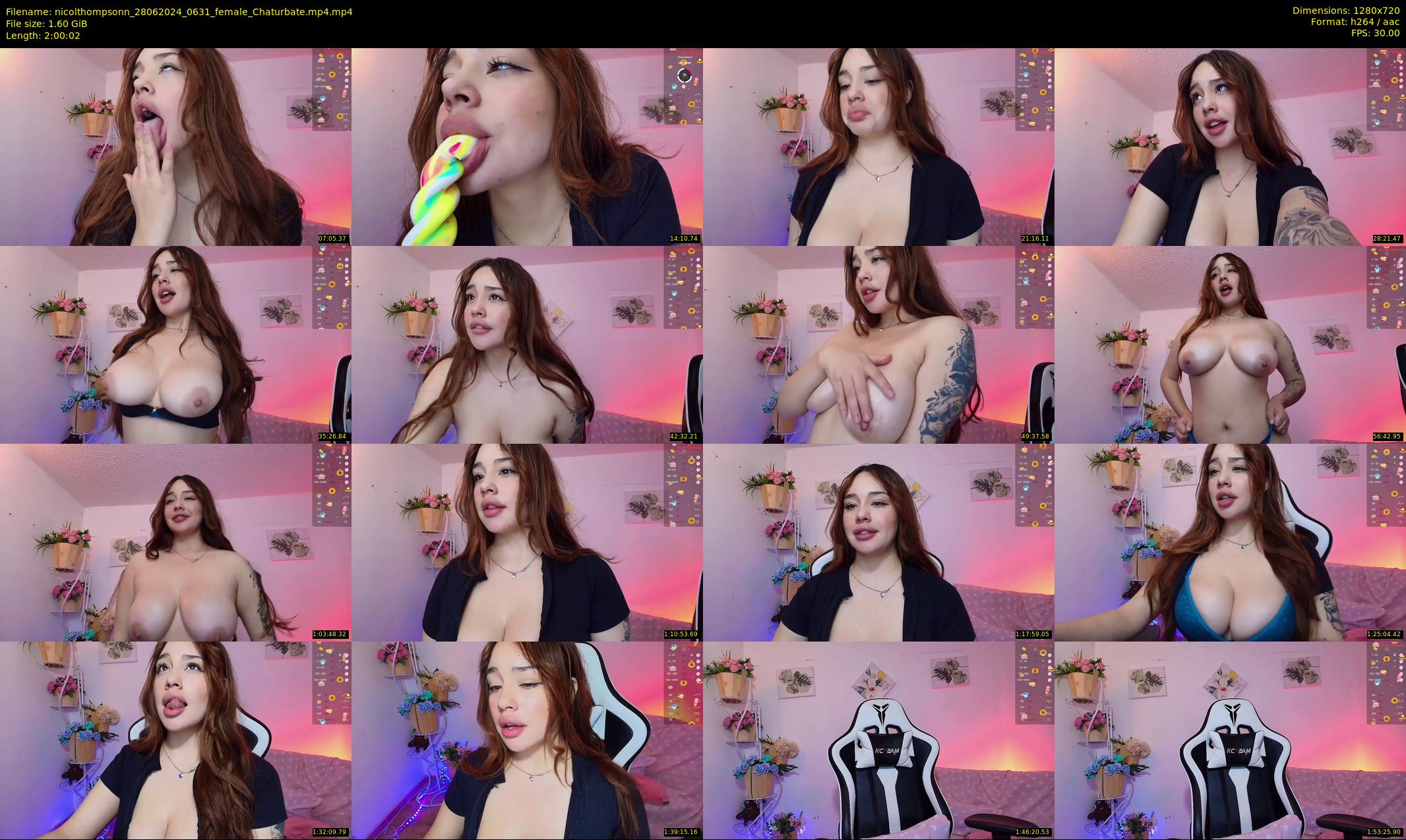 nicolthompsonn — 121 minute Chaturbate female cam show recording, 720p, Jun 28, 2024