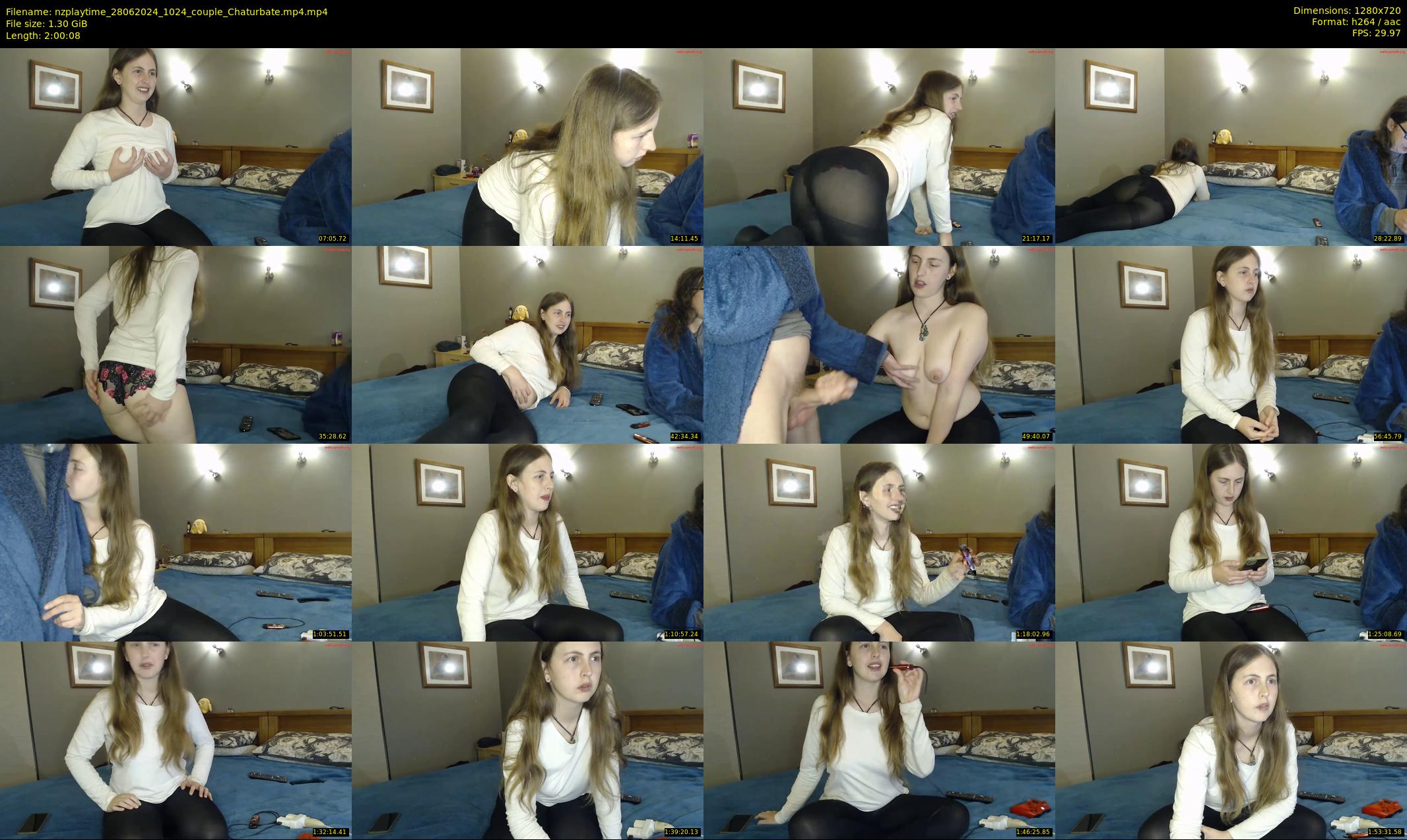 nzplaytime — 121 minute Chaturbate couple cam show recording, 720p, Jun 28, 2024