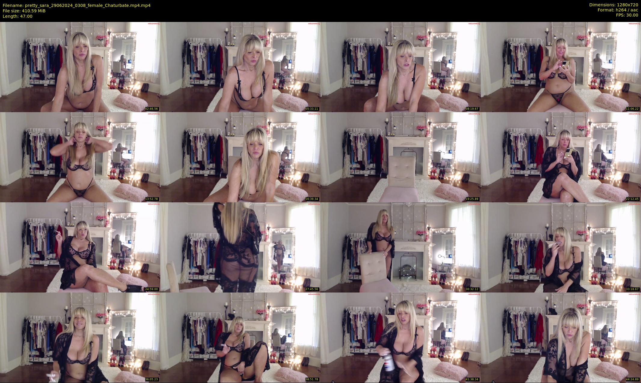 pretty_sara — 47 minute Chaturbate female cam show recording, 720p, Jun 29, 2024