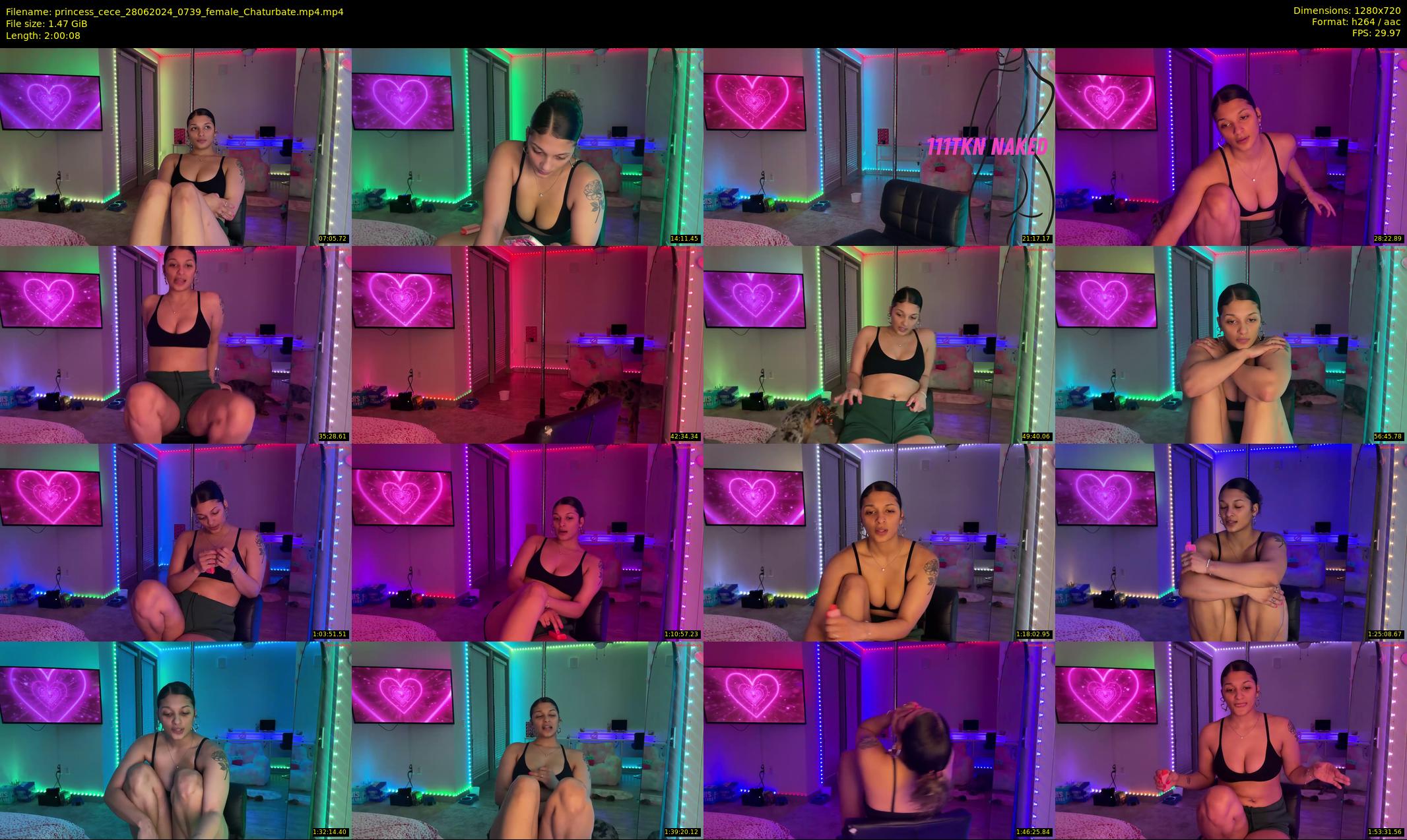 princess_cece — 121 minute Chaturbate female cam show recording, 720p, Jun 28, 2024