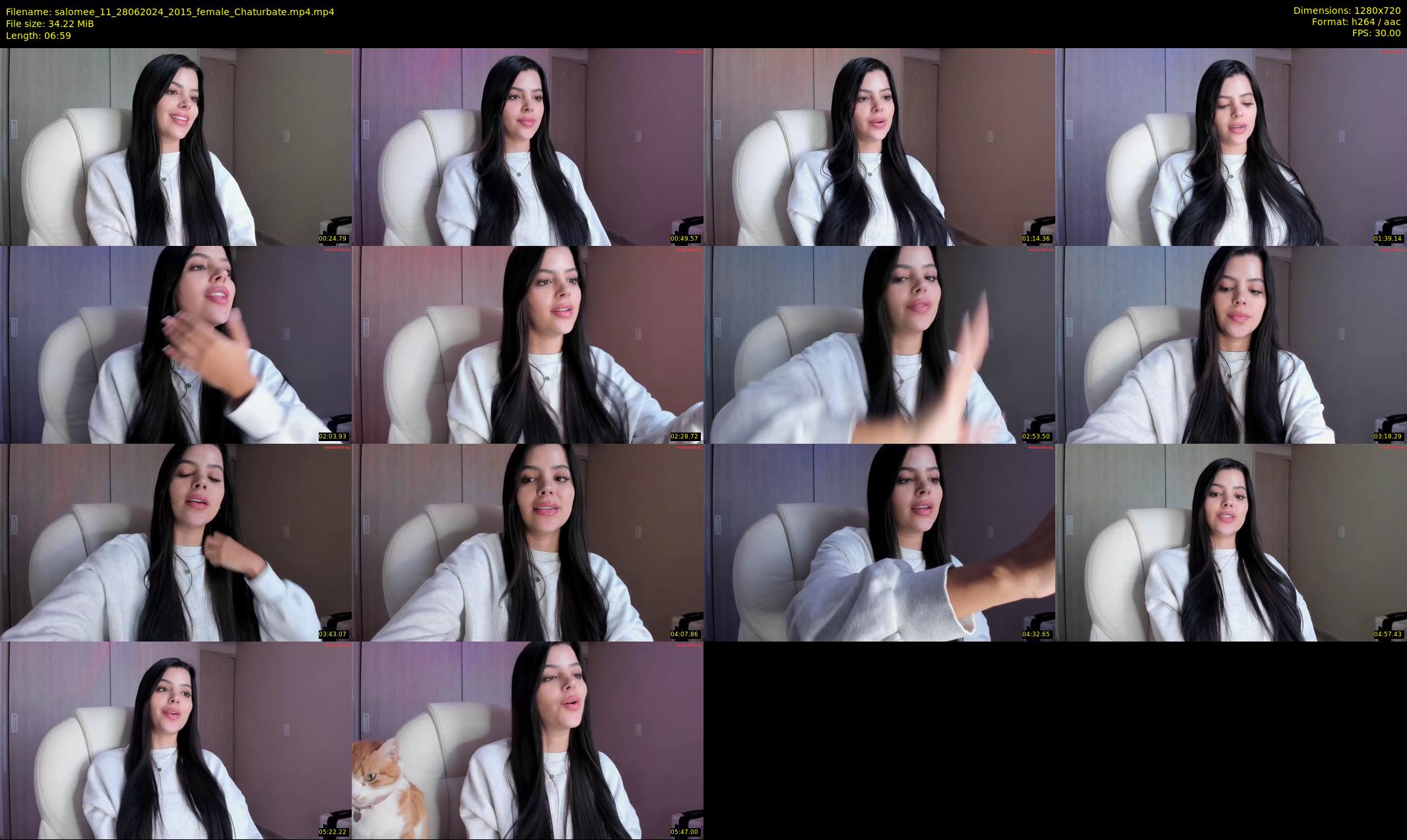 salomee_11 — 7 minute Chaturbate female cam show recording, 720p, Jun 28, 2024
