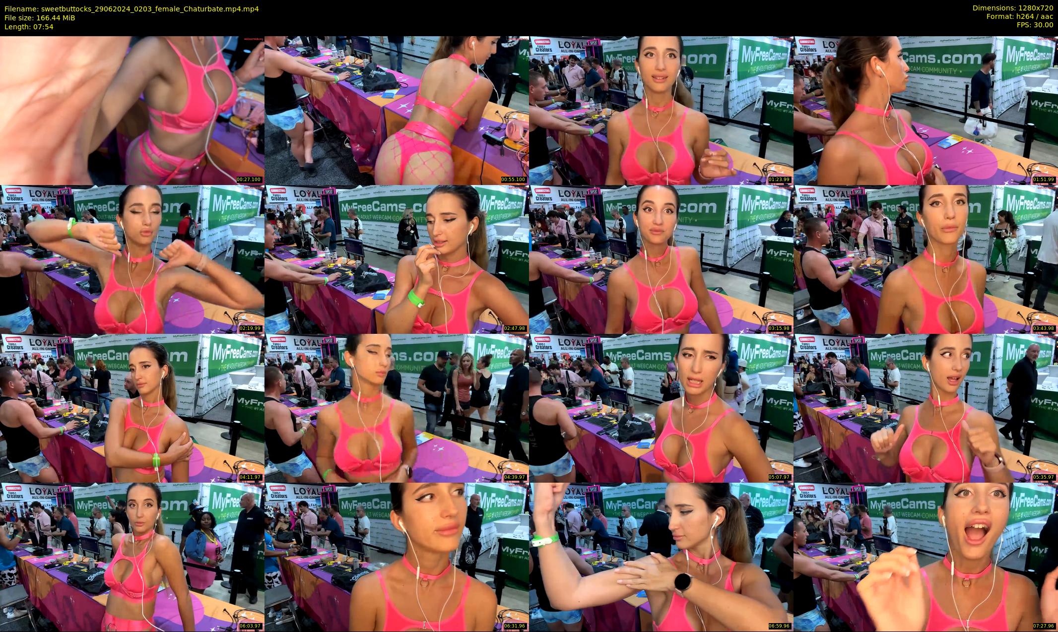 sweetbuttocks — 8 minute Chaturbate female cam show recording, 720p, Jun 29, 2024
