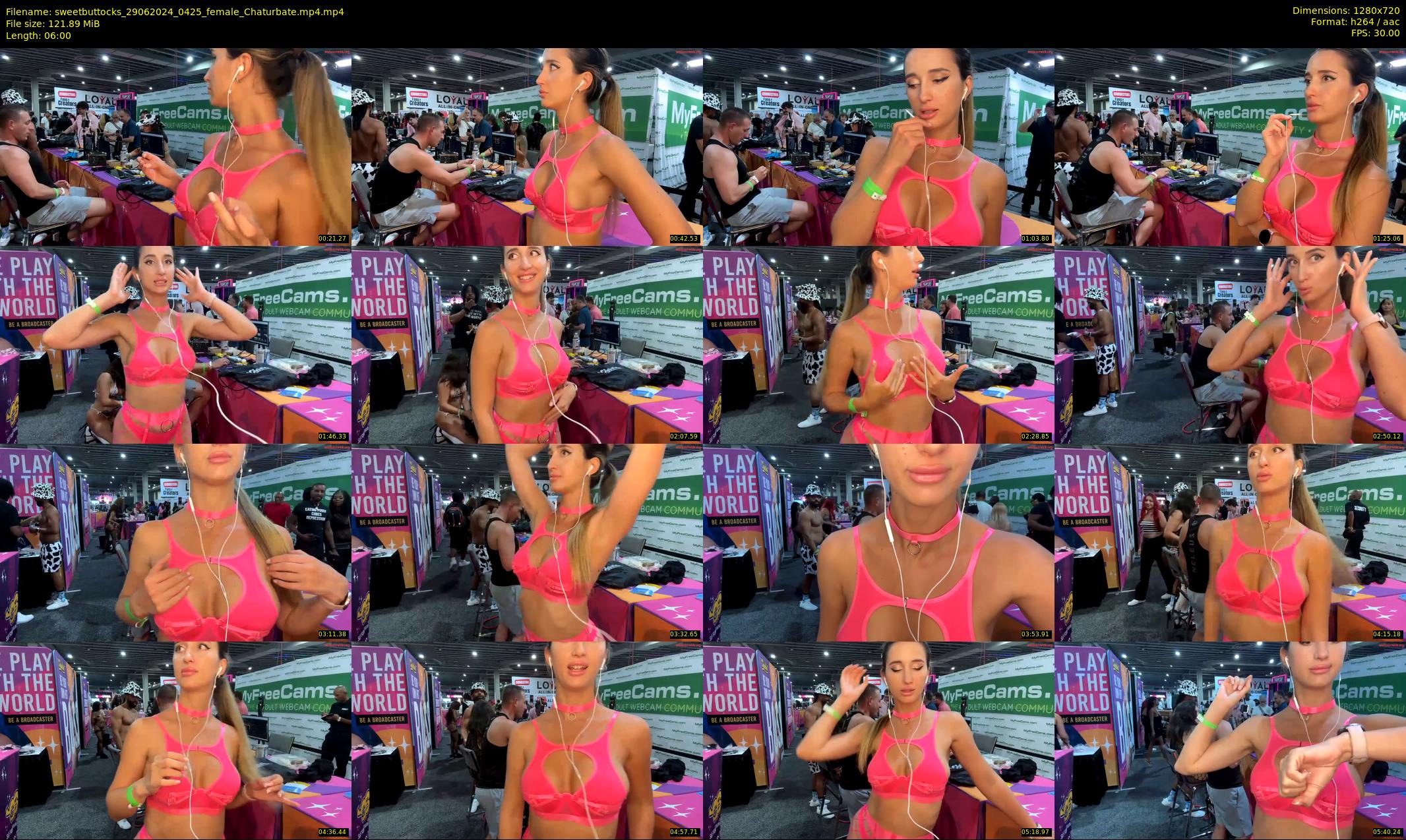 sweetbuttocks — 6 minute Chaturbate female cam show recording, 720p, Jun 29, 2024