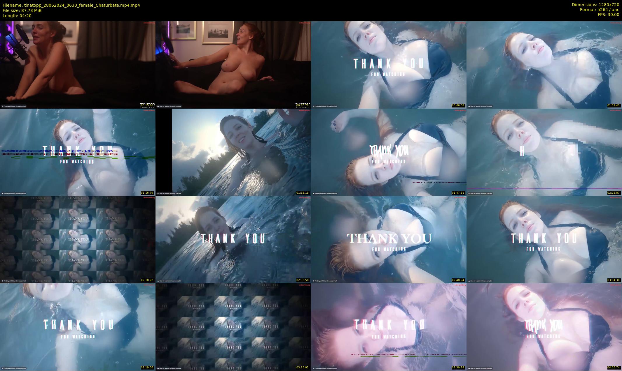 tinatopp — 5 minute Chaturbate female cam show recording, 720p, Jun 28, 2024