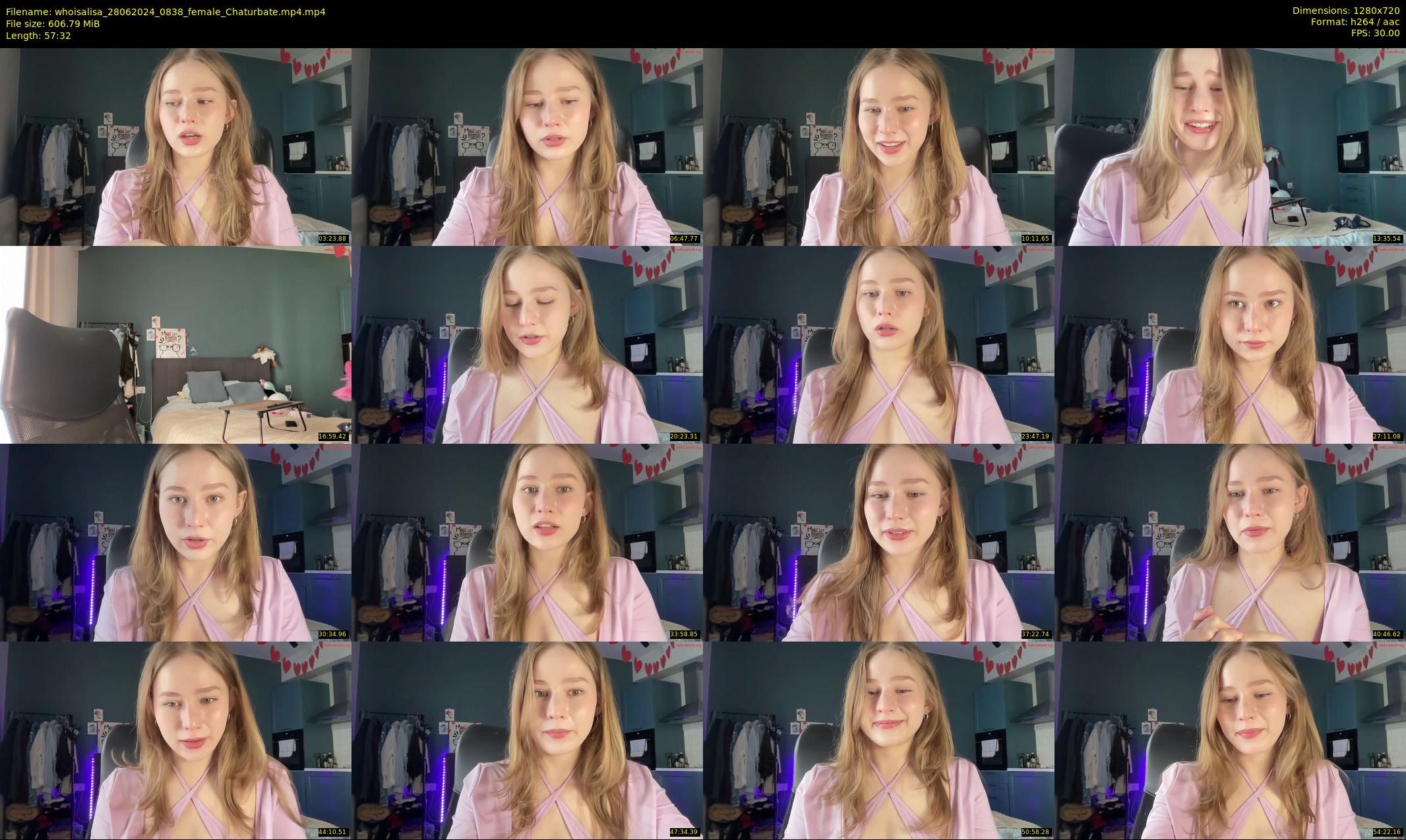 whoisalisa — 58 minute Chaturbate female cam show recording, 720p, Jun 28, 2024