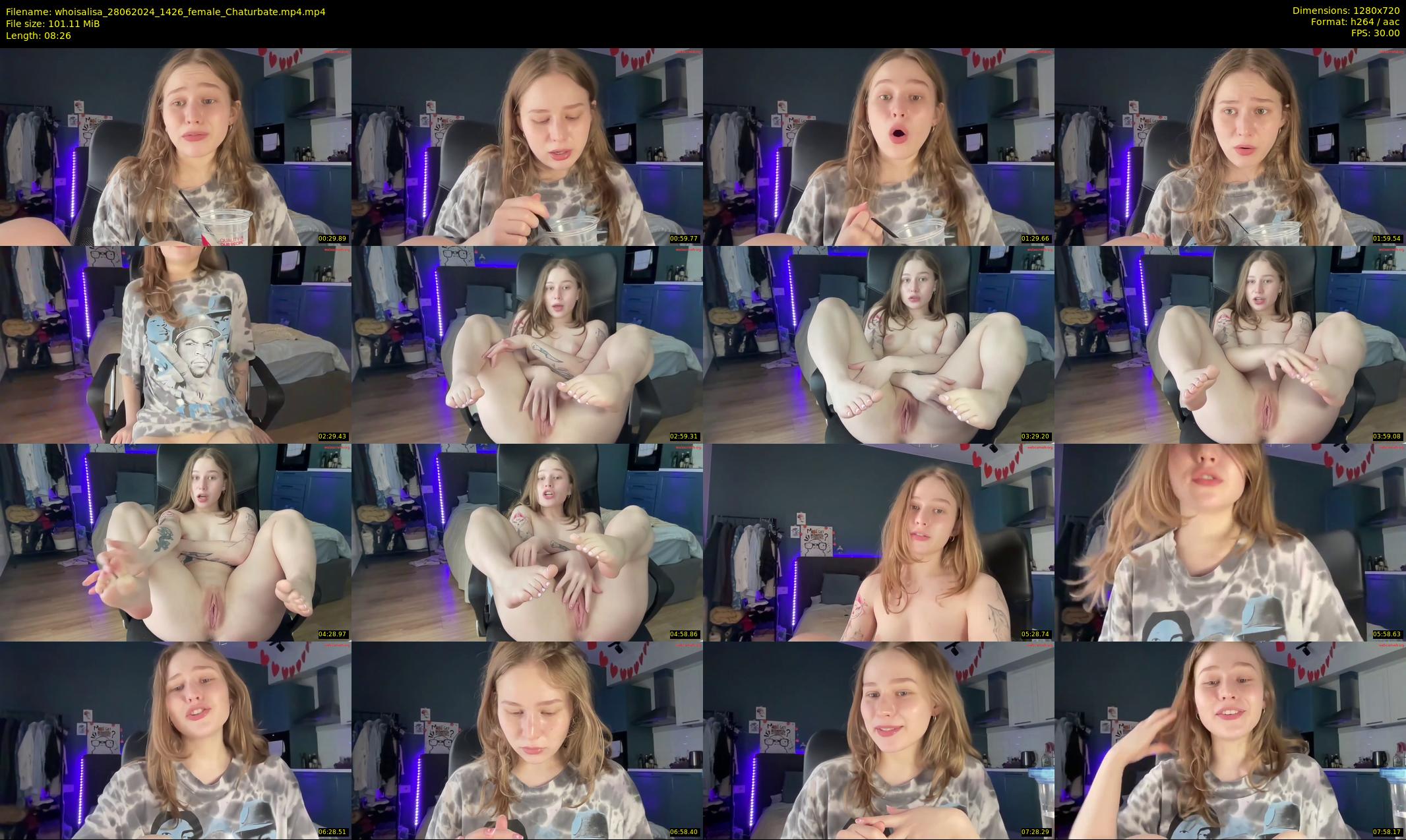 whoisalisa — 9 minute Chaturbate female cam show recording, 720p, Jun 28, 2024