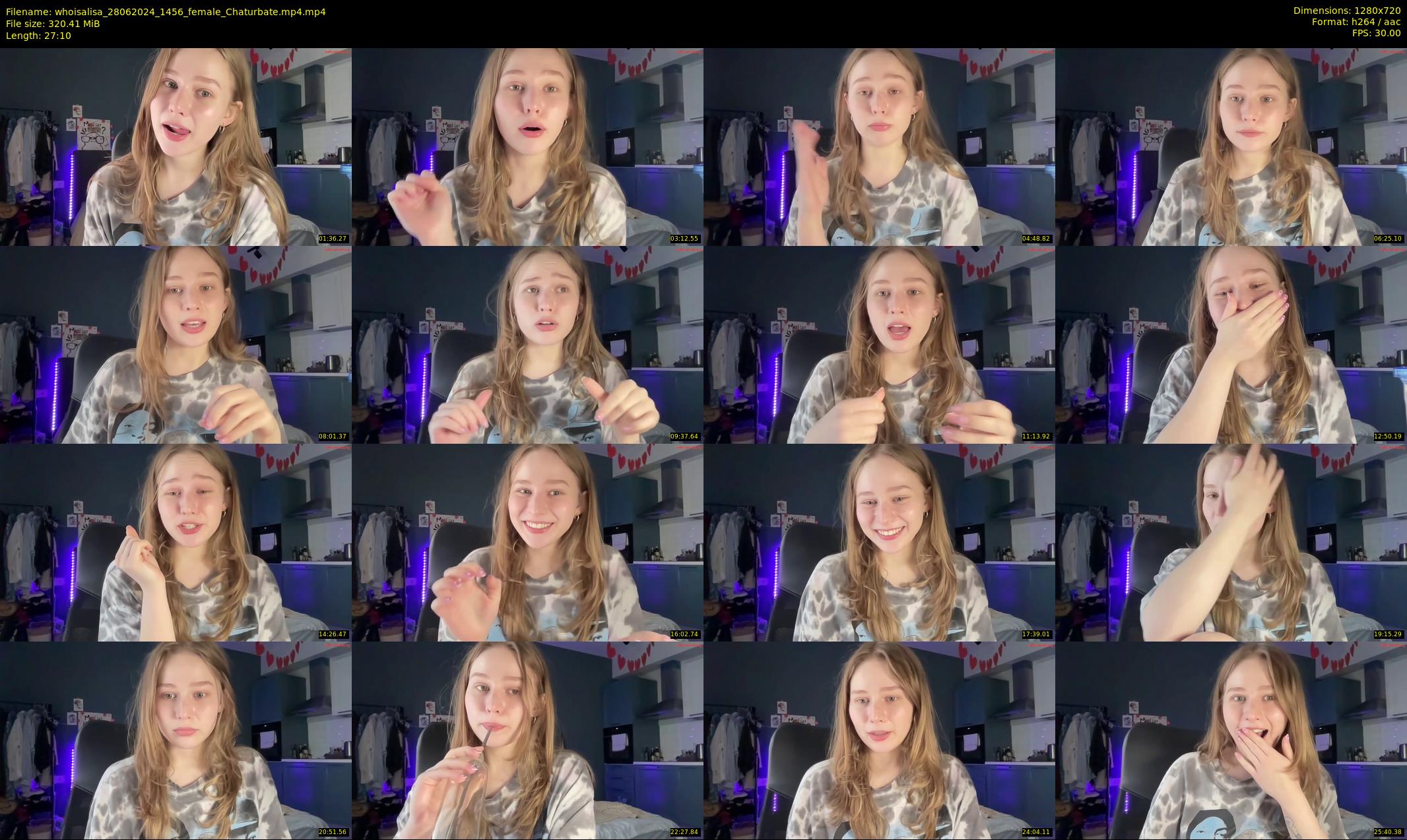 whoisalisa — 28 minute Chaturbate female cam show recording, 720p, Jun 28, 2024