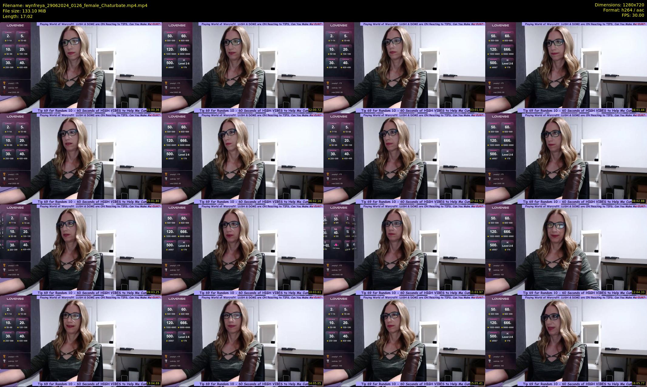 wynfreya — 18 minute Chaturbate female cam show recording, 720p, Jun 29, 2024