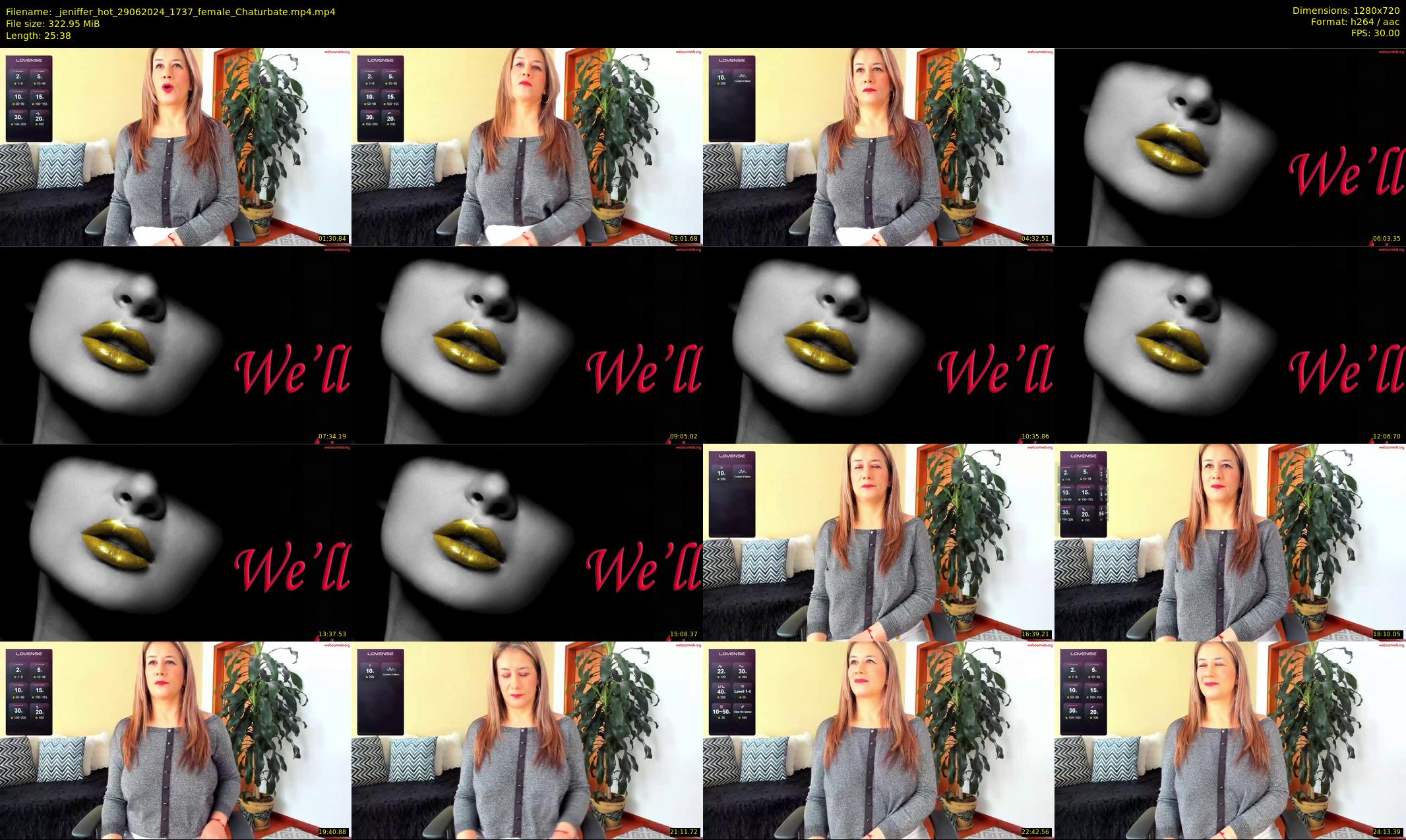 _jeniffer_hot — 26 minute Chaturbate female cam show recording, 720p, Jun 29, 2024