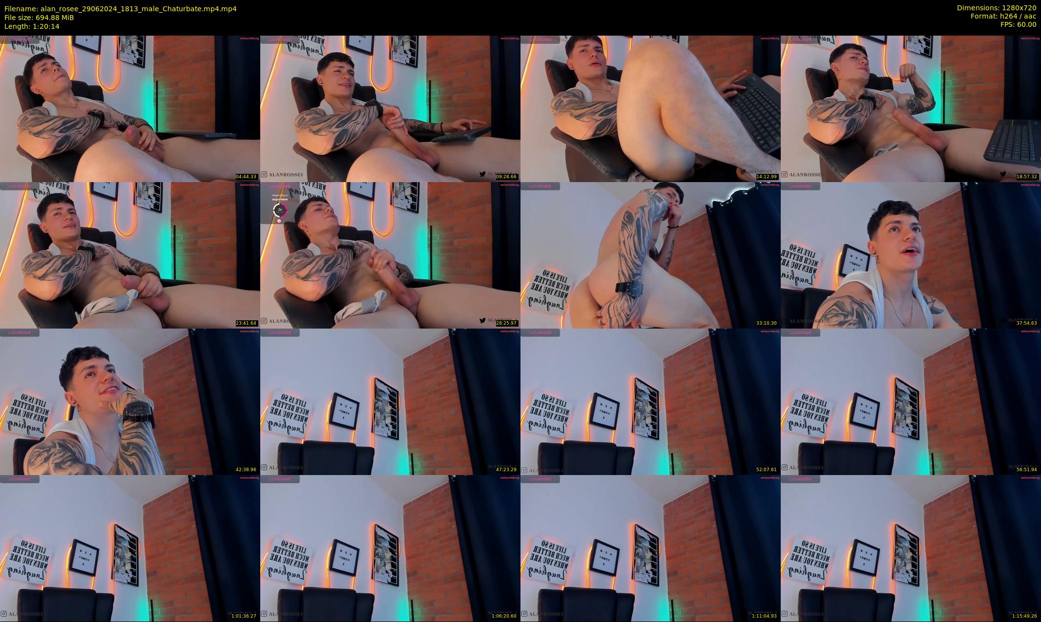 alan_rosee — 81 minute Chaturbate male cam show recording, 720p, Jun 29, 2024
