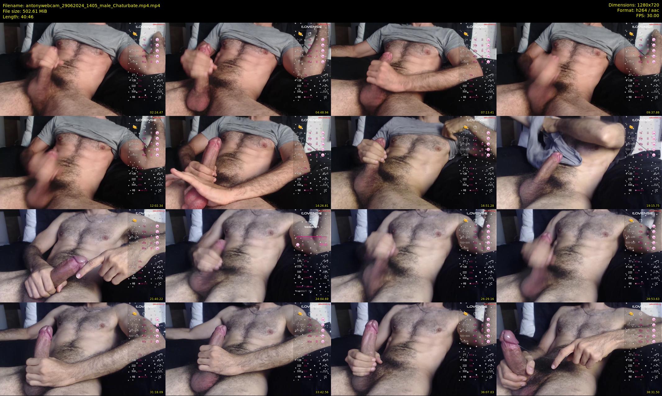 antonywebcam — 41 minute Chaturbate male cam show recording, 720p, Jun 29, 2024